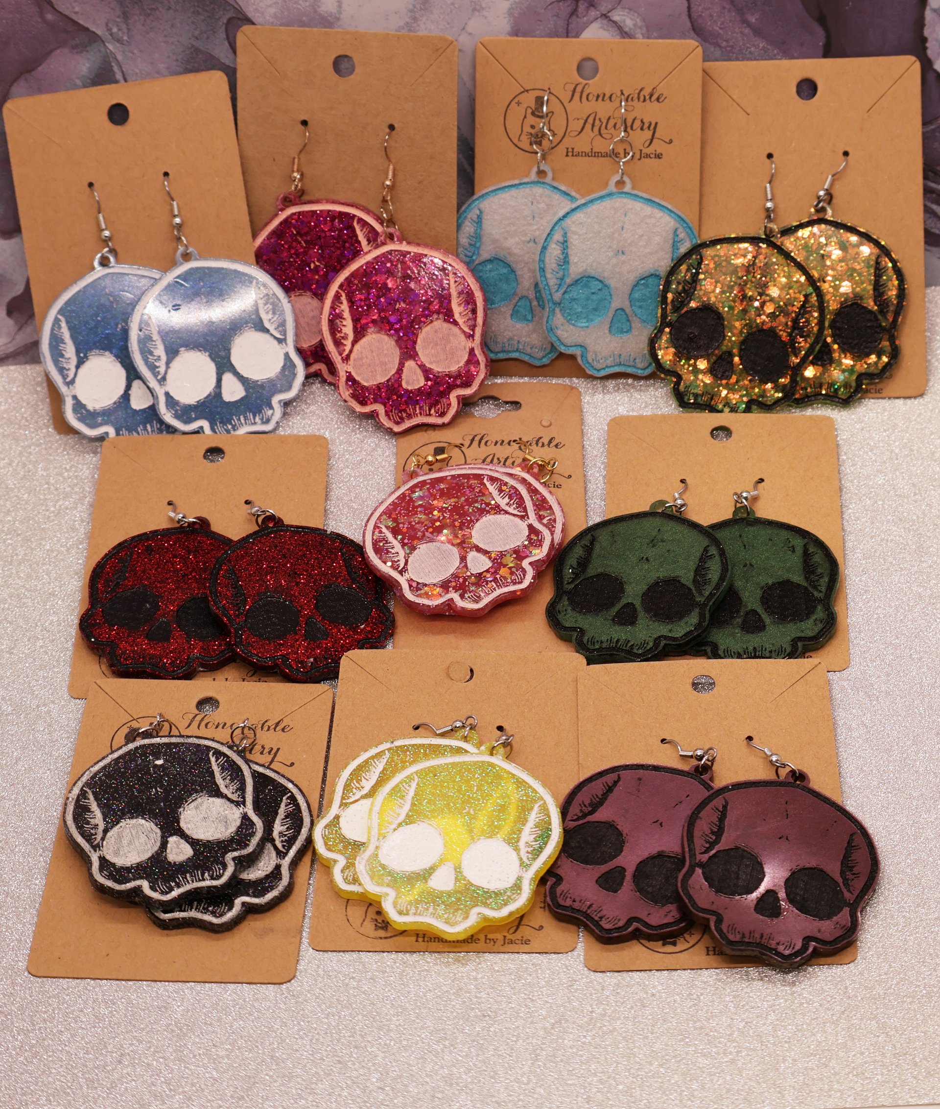 Large Skull Earrings product image (3)