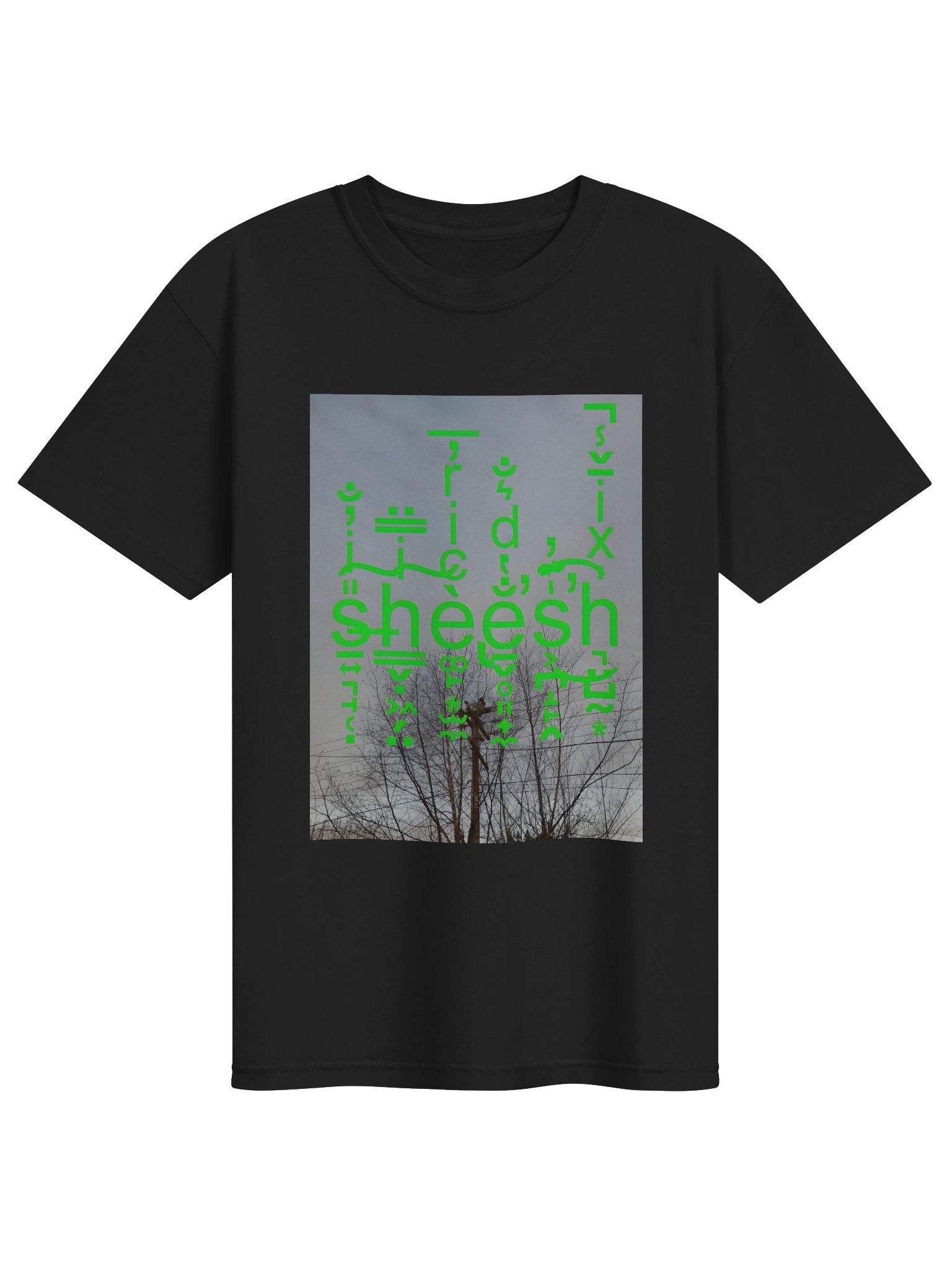 Sheesh Green Tree Graphic Tee product image (3)