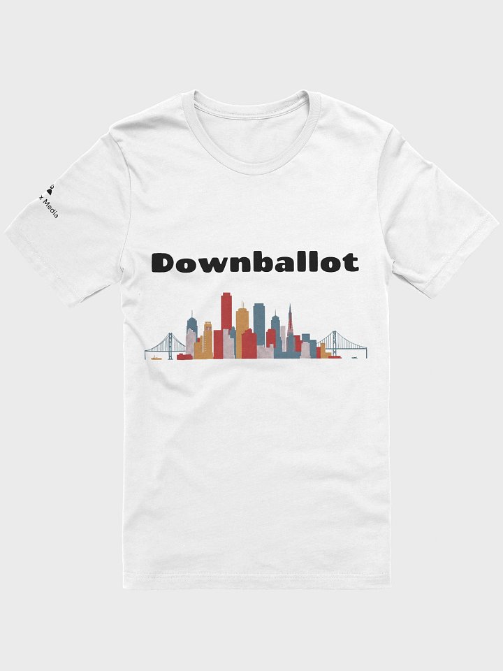 Downballot 2025 Logo Tee Light Colors product image (109)
