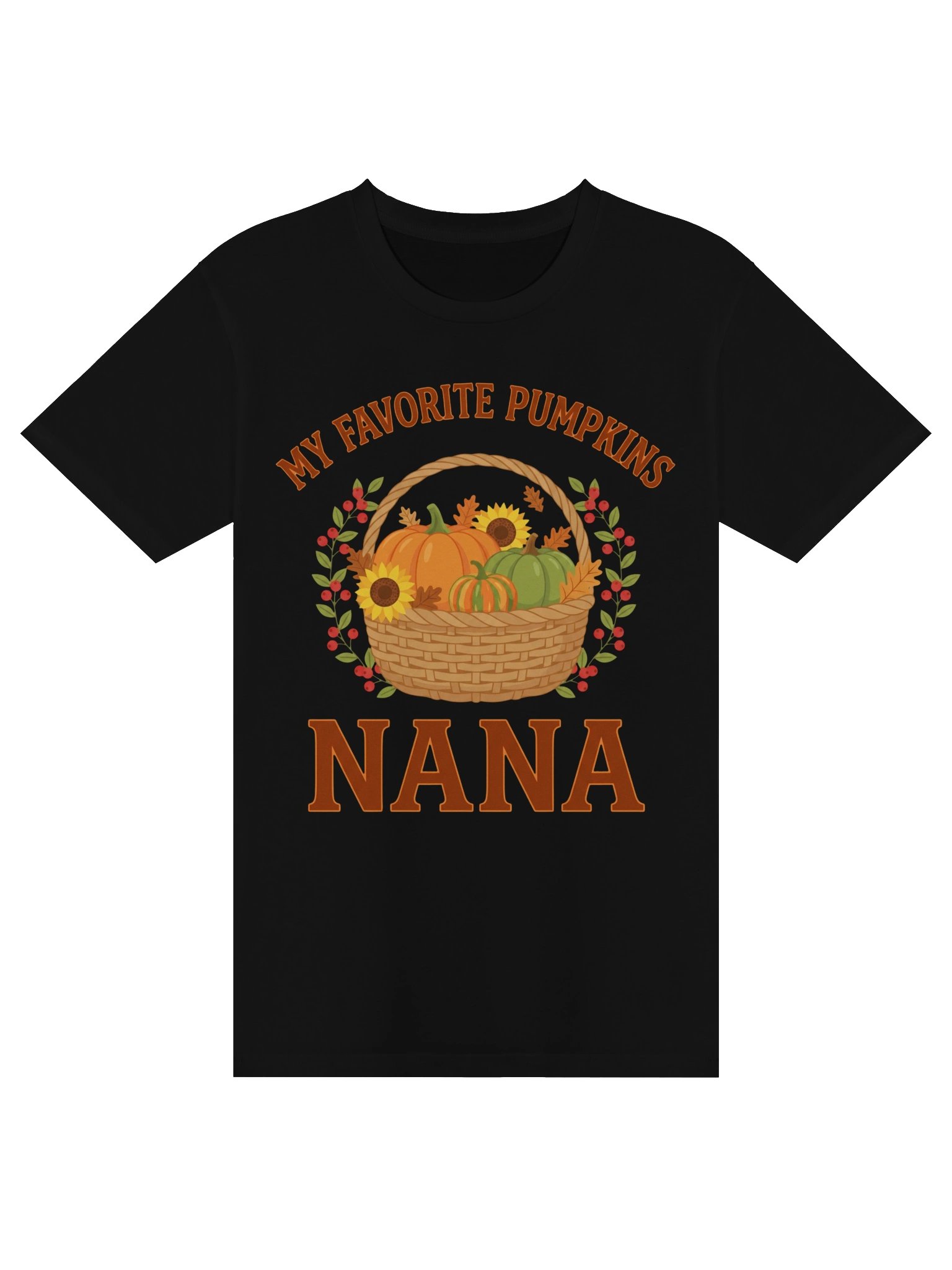 My Favorite Pumpkins Call Me Nana Funny Halloween Nana T-Shirt product image (4)