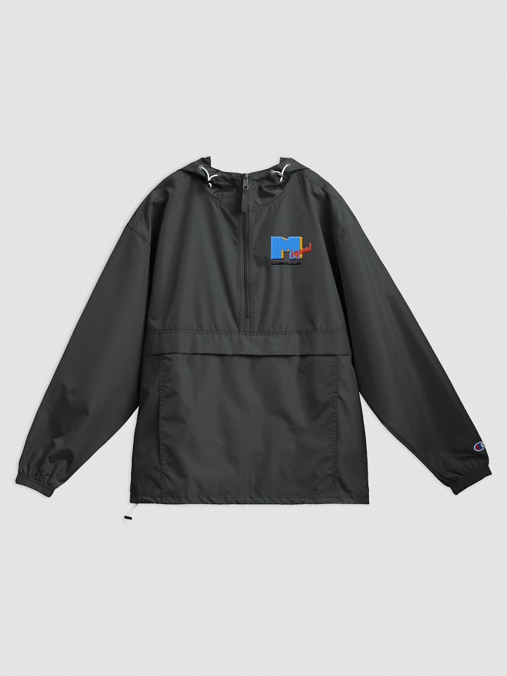 Retro Music Embroided Champion Jacket - Blue product image (1)