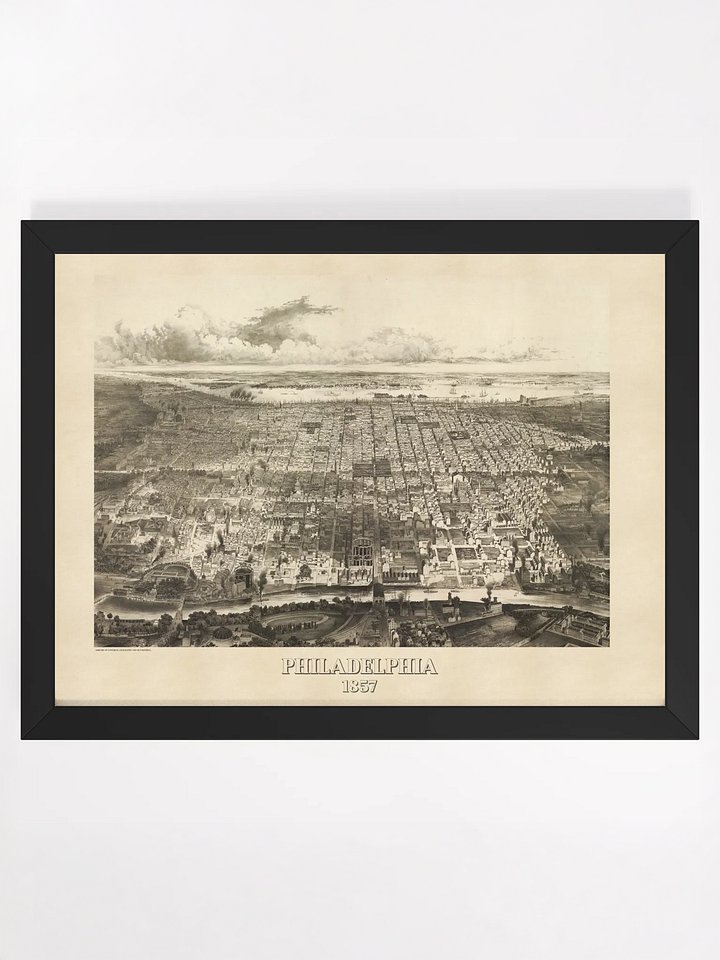 Philadelphia 1857 (Framed Poster Print) product image (1)
