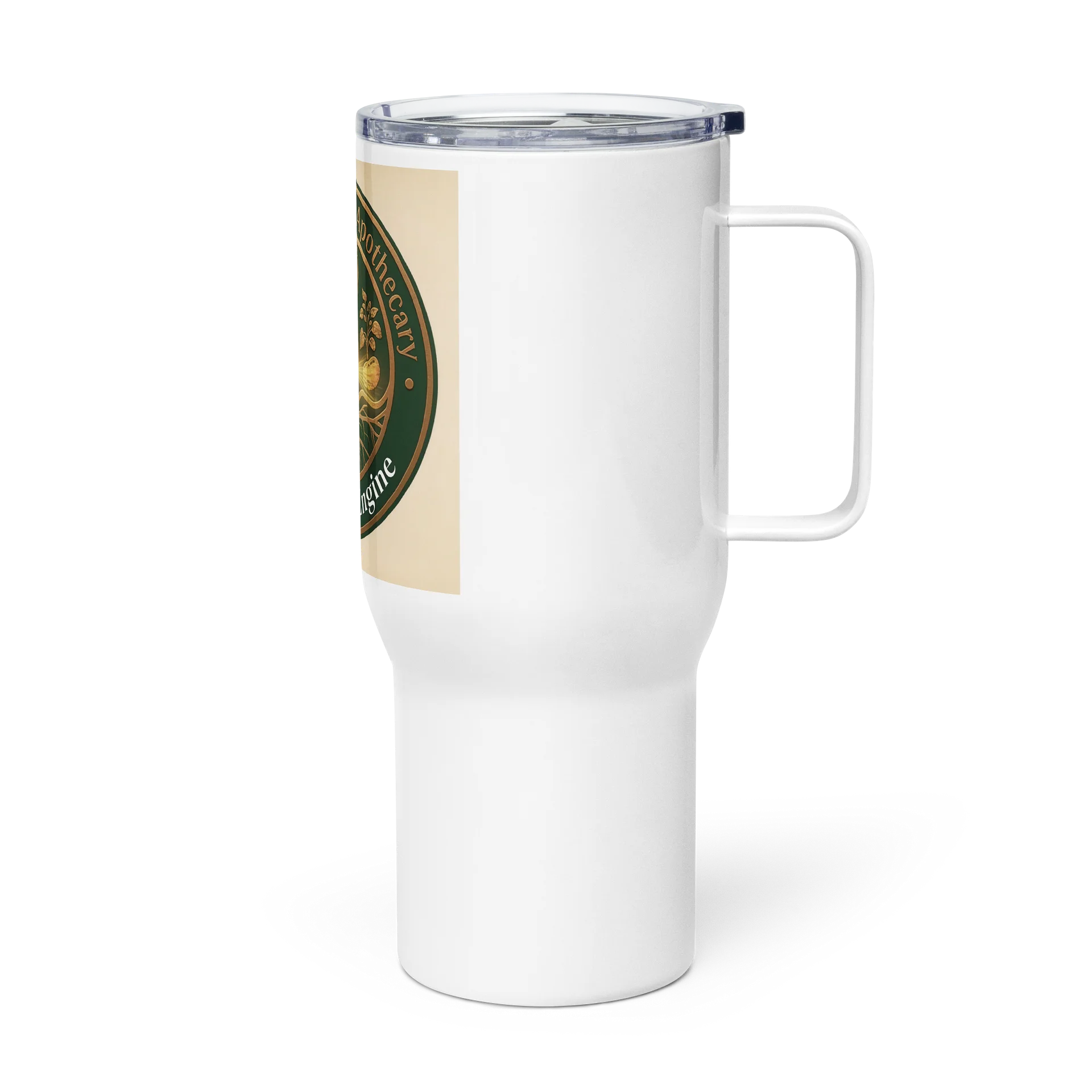 Living Flow Apothecary Botanical Emblem Travel Mug product image (4)
