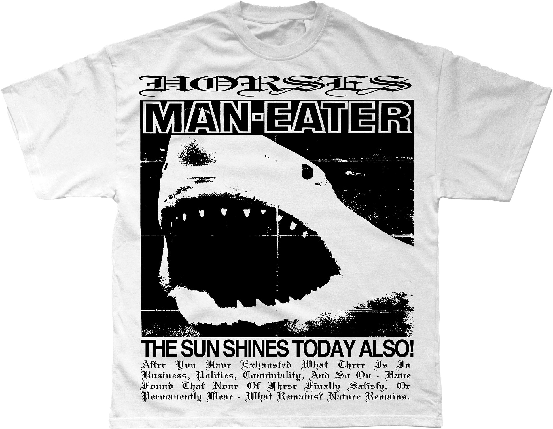 Shark Shirt (White) product image (1)