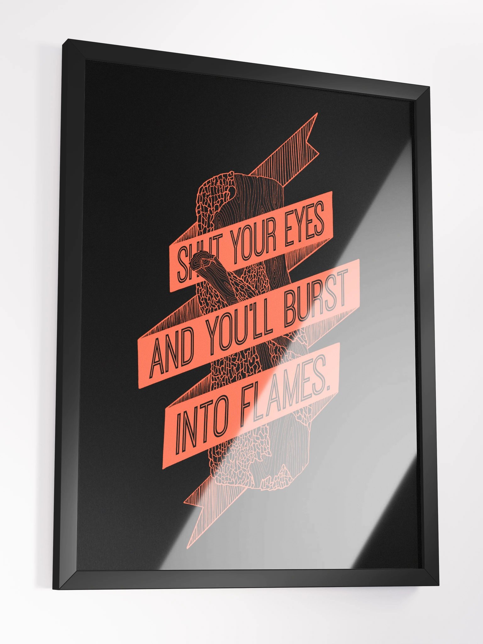 Into Flames Framed Poster product image (3)