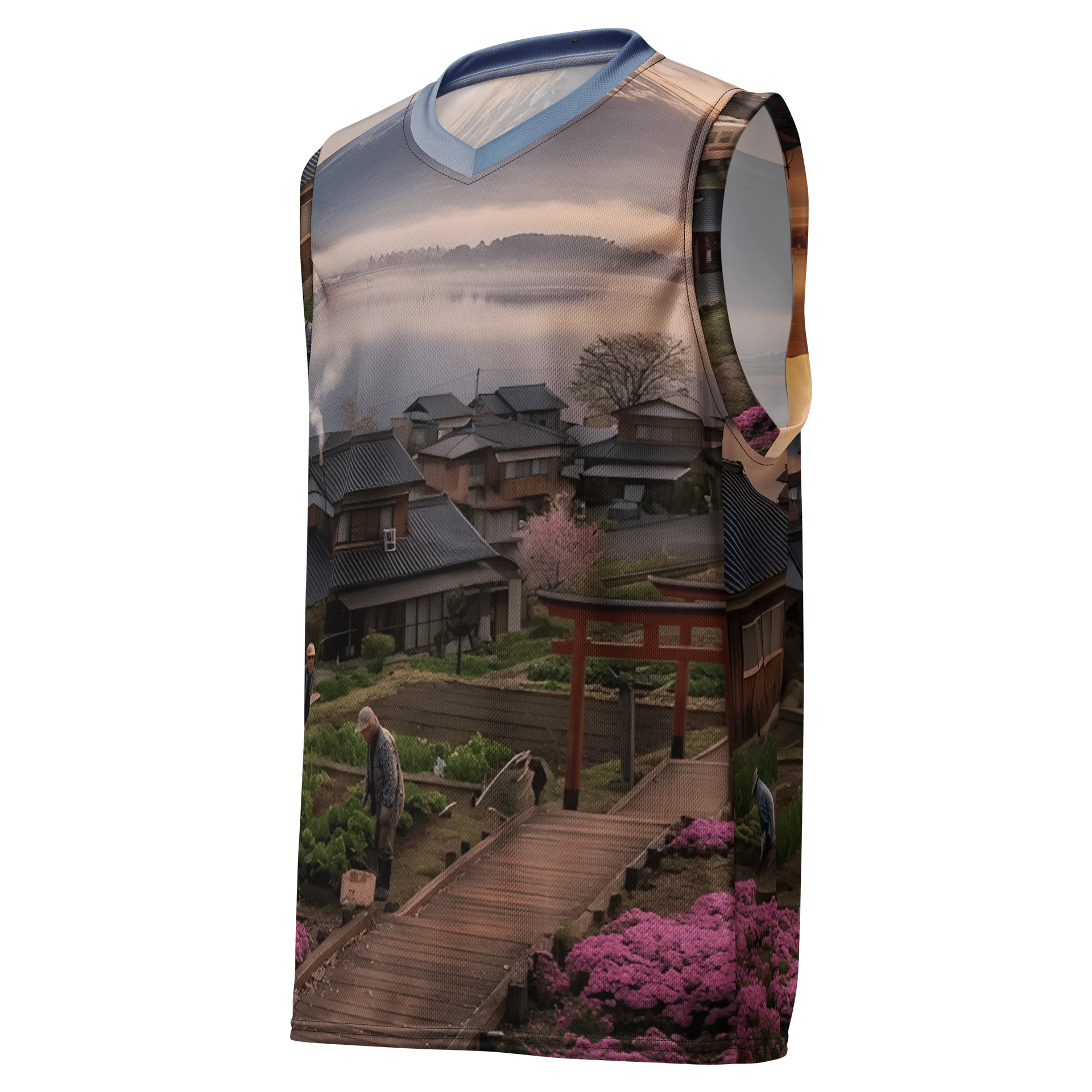 Mount Fuji Recycled Basketball Jersey | Moisture-Wicking UPF 50+ product image (1)