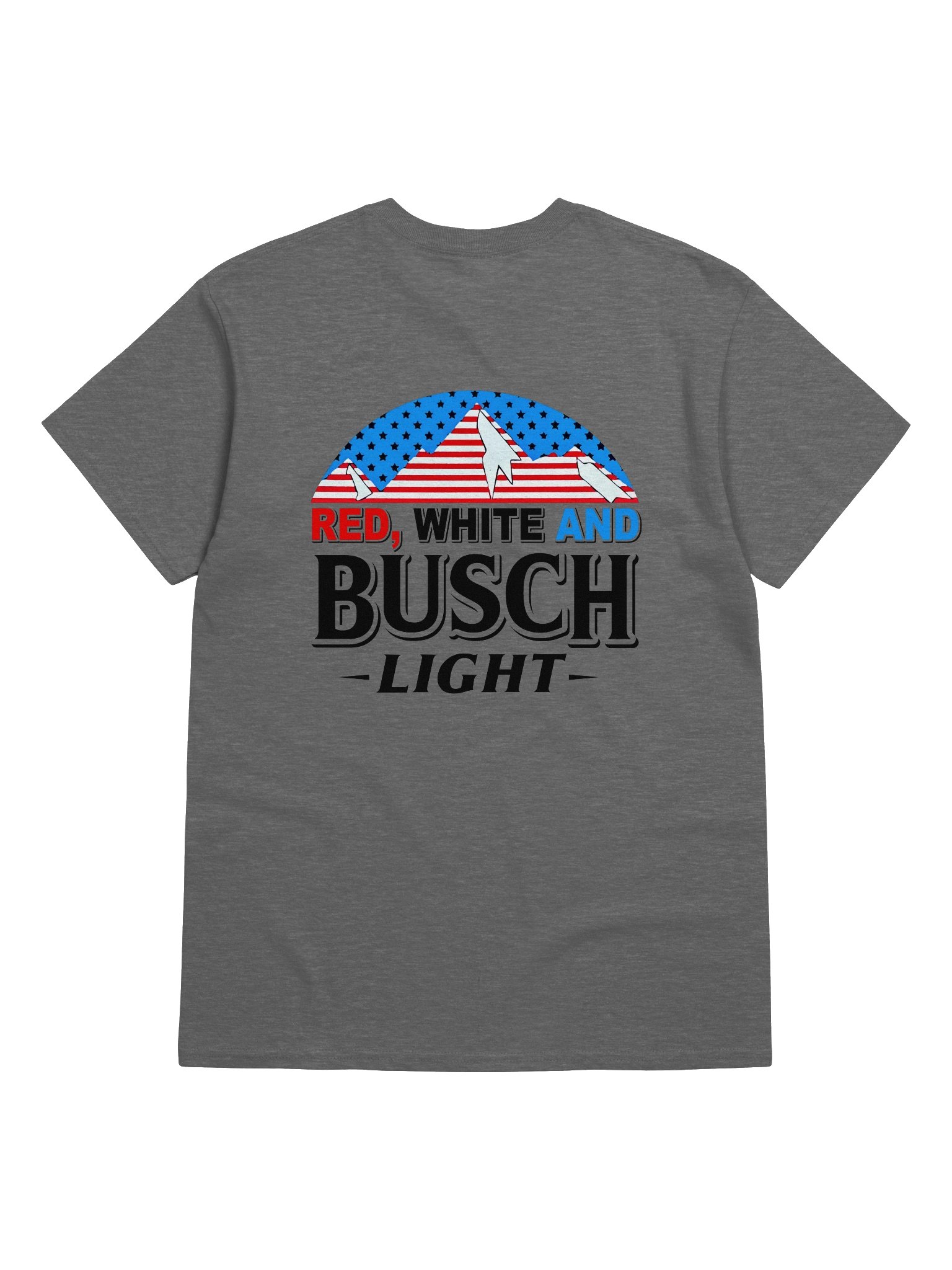 Red, White and Busch — Minimal Patriotic Graphic Tee product image (36)