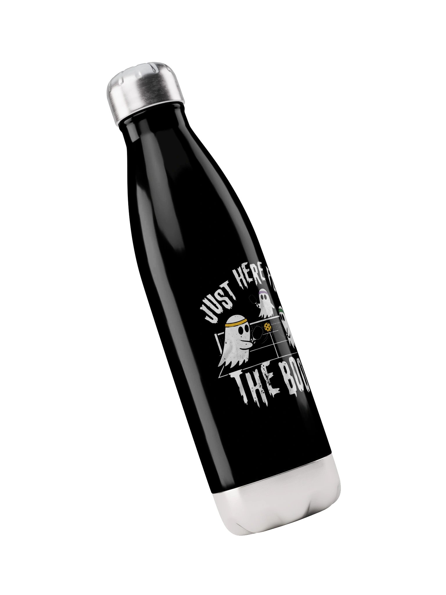 Just Here for the Boos Halloween Pickleball Water Bottle product image (3)