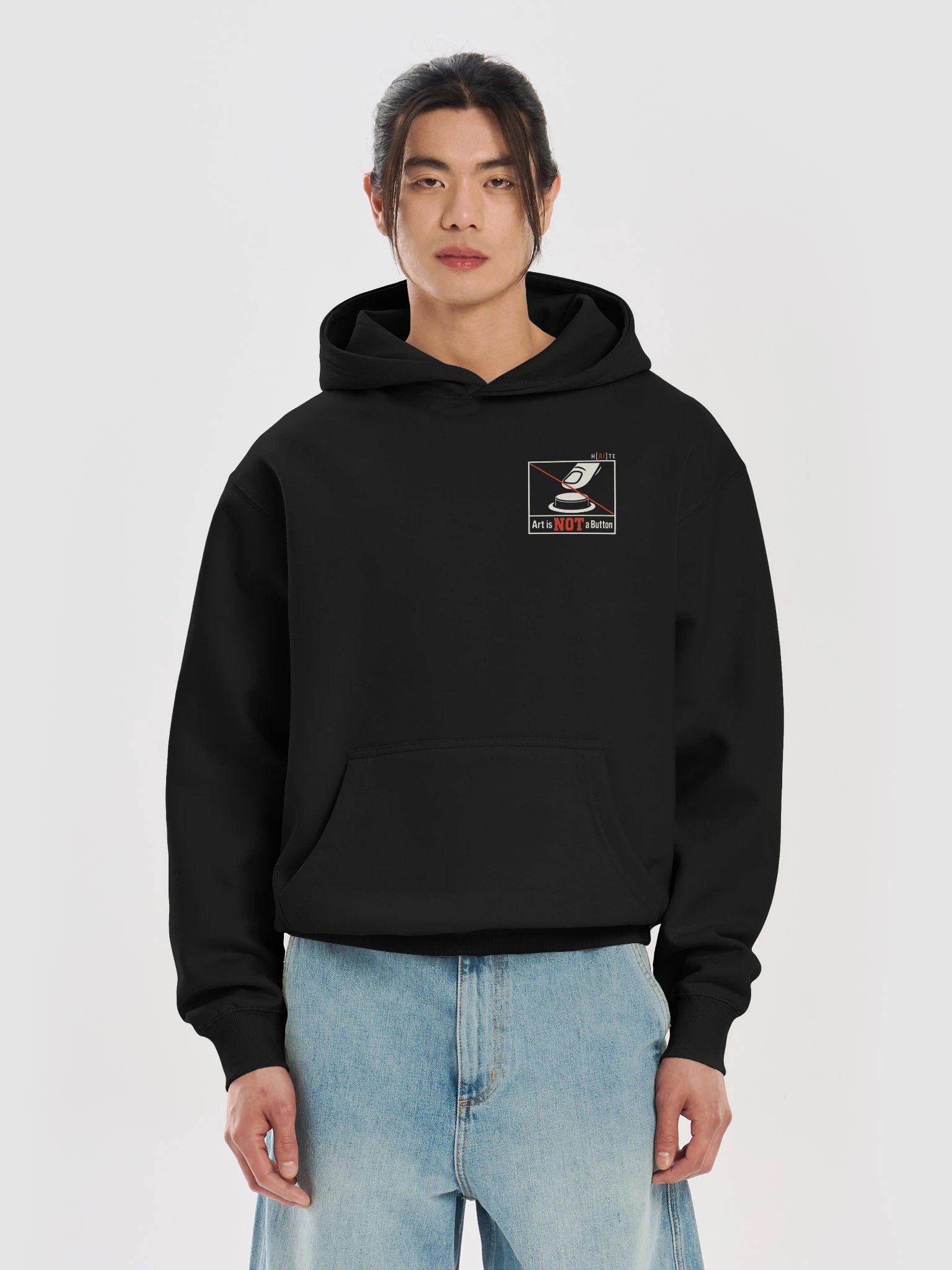 MY MODELS DON’T NEED TRAINING | Box Hoodie product image (17)