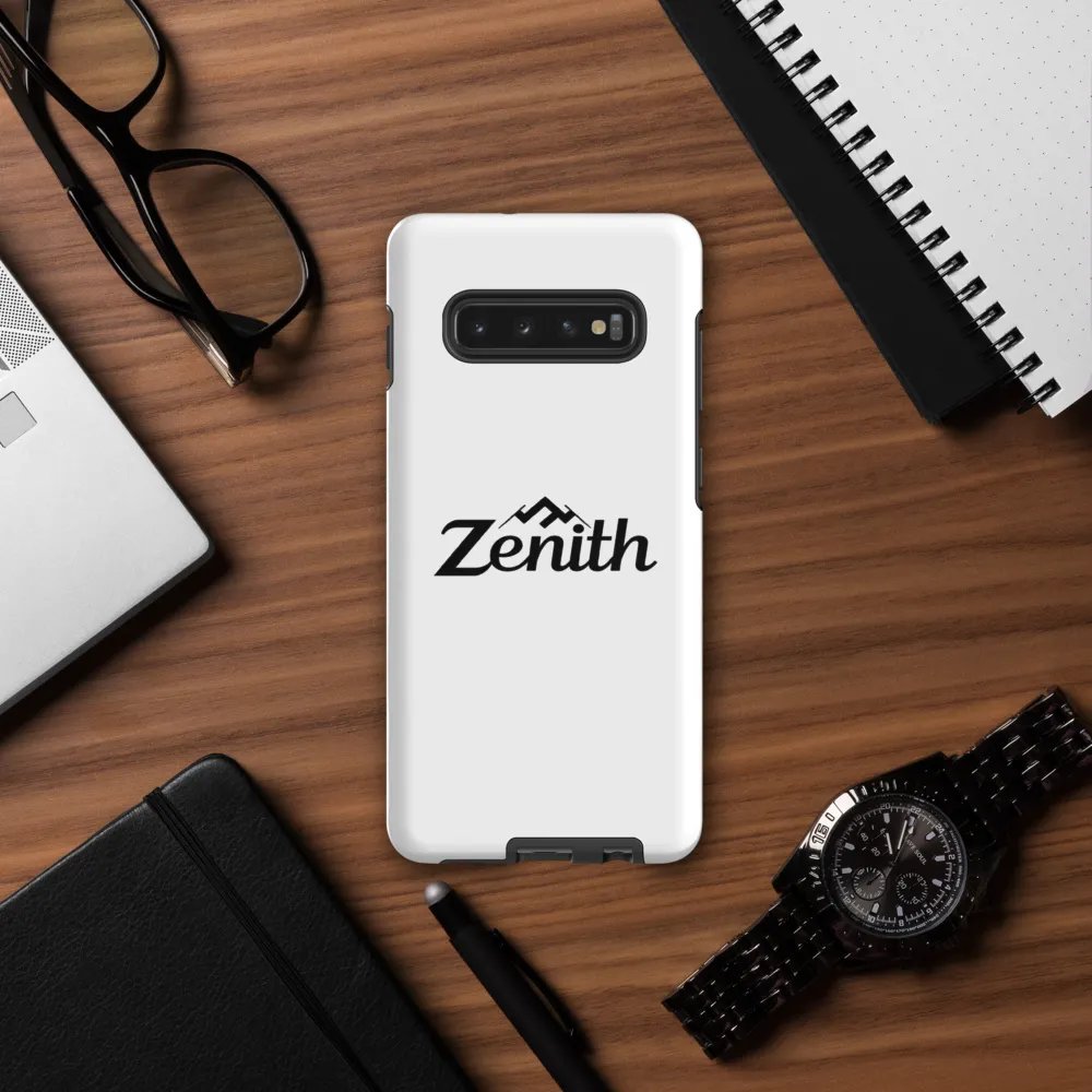 White Zenith Design Tough Case for Samsung Galaxy S10-S25 - Wireless Charging Compatible product image (12)