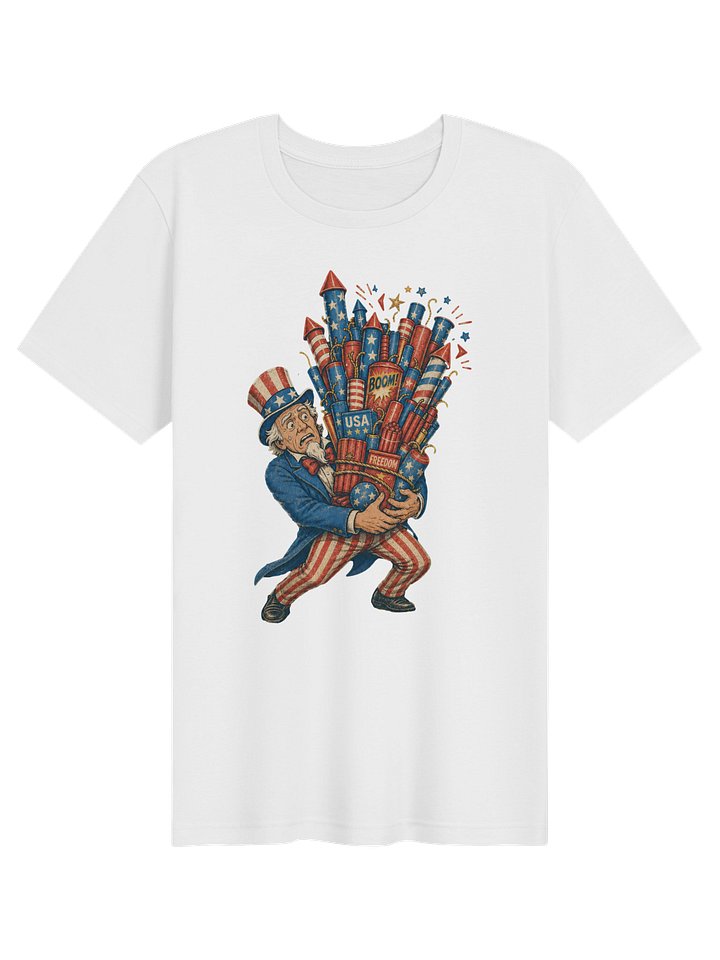 Uncle Sam Fireworks Tee | USA T-Shirt product image (21)