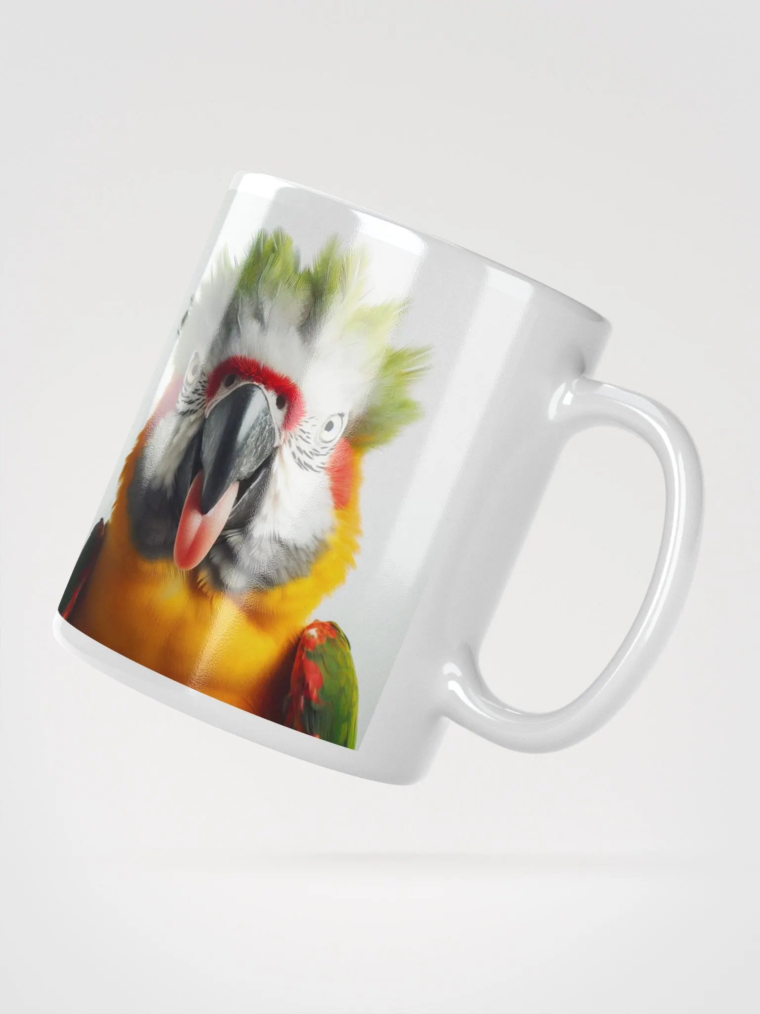 Rude Parrot #Humorous Mug - White product image (2)