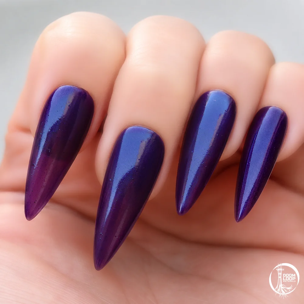AFTER THE PARADES - Shimmery Violet Translucent Jelly Nail Polish product image (5)