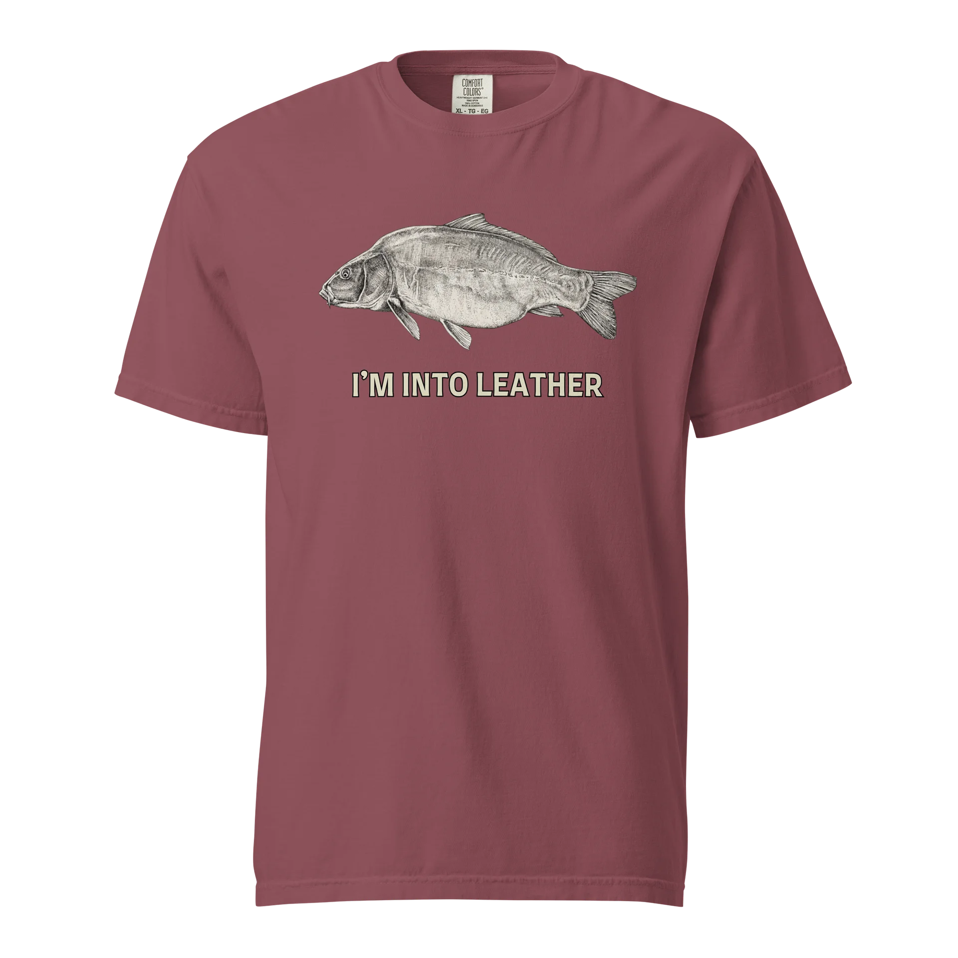 "I'm Into Leather" Leather Carp T-Shirt product image (17)