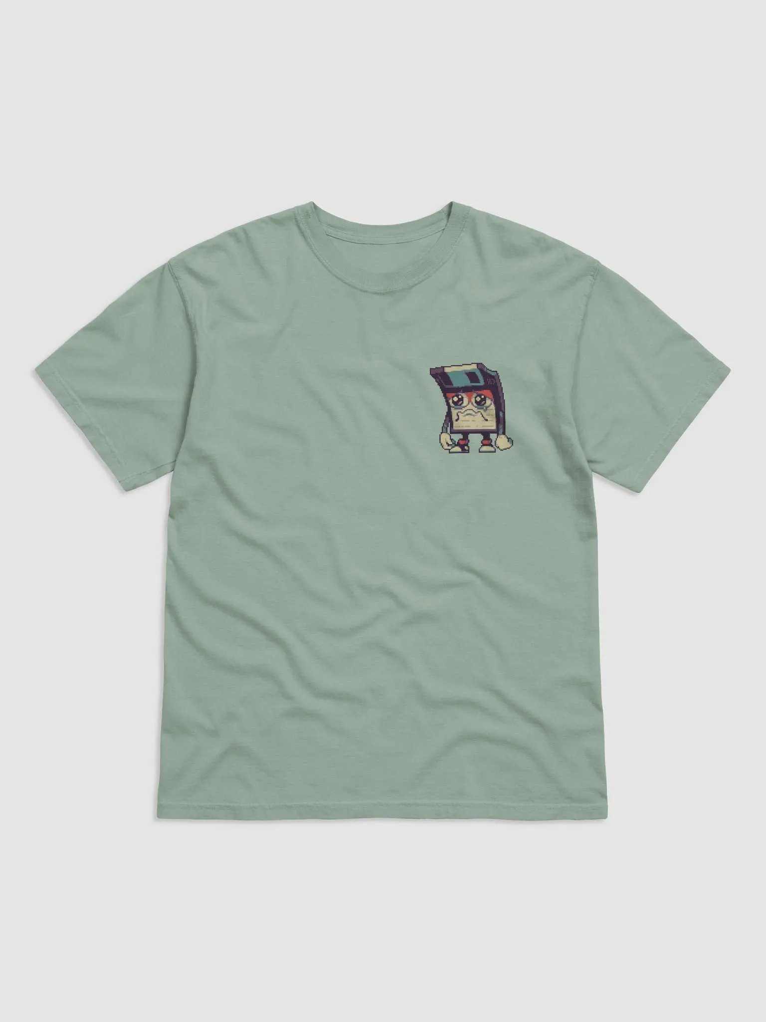 Sad Floppy Disk Small Print Tee product image (1)