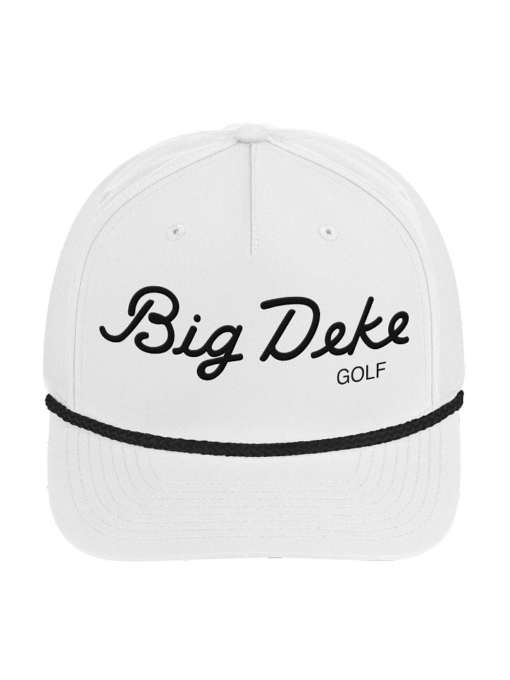 Big Deke Golf Rope Hat (White) product image (1)