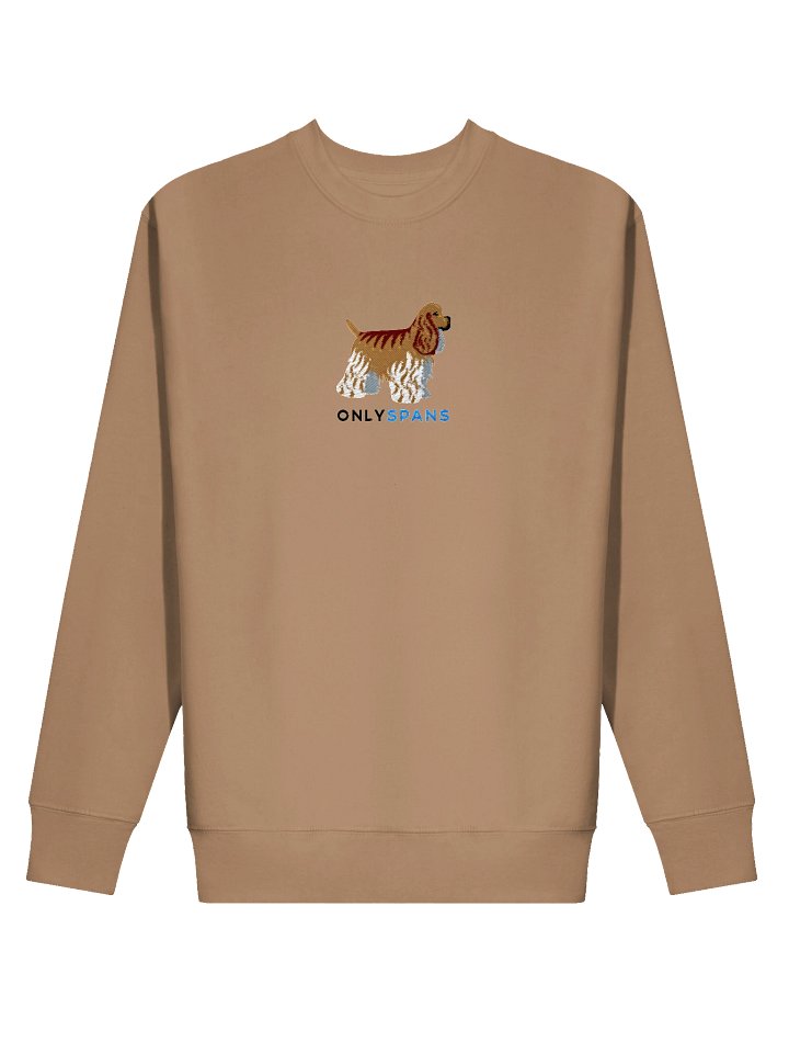 Only Spans Sweatshirt (Embroidered) of an American Cocker Spaniel(Fawn) product image (7)