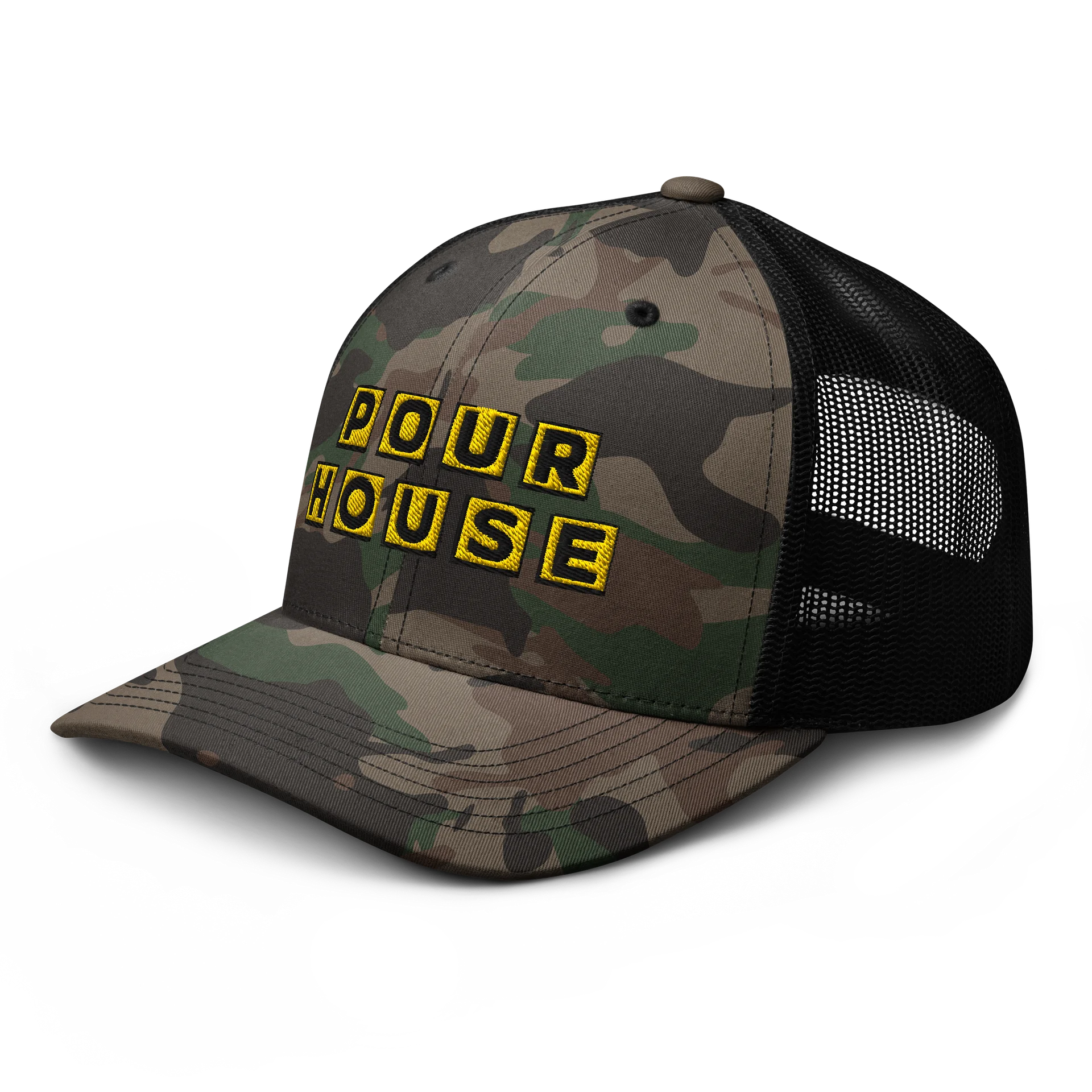 POUR HOUSE Camo Trucker Hat product image (4)