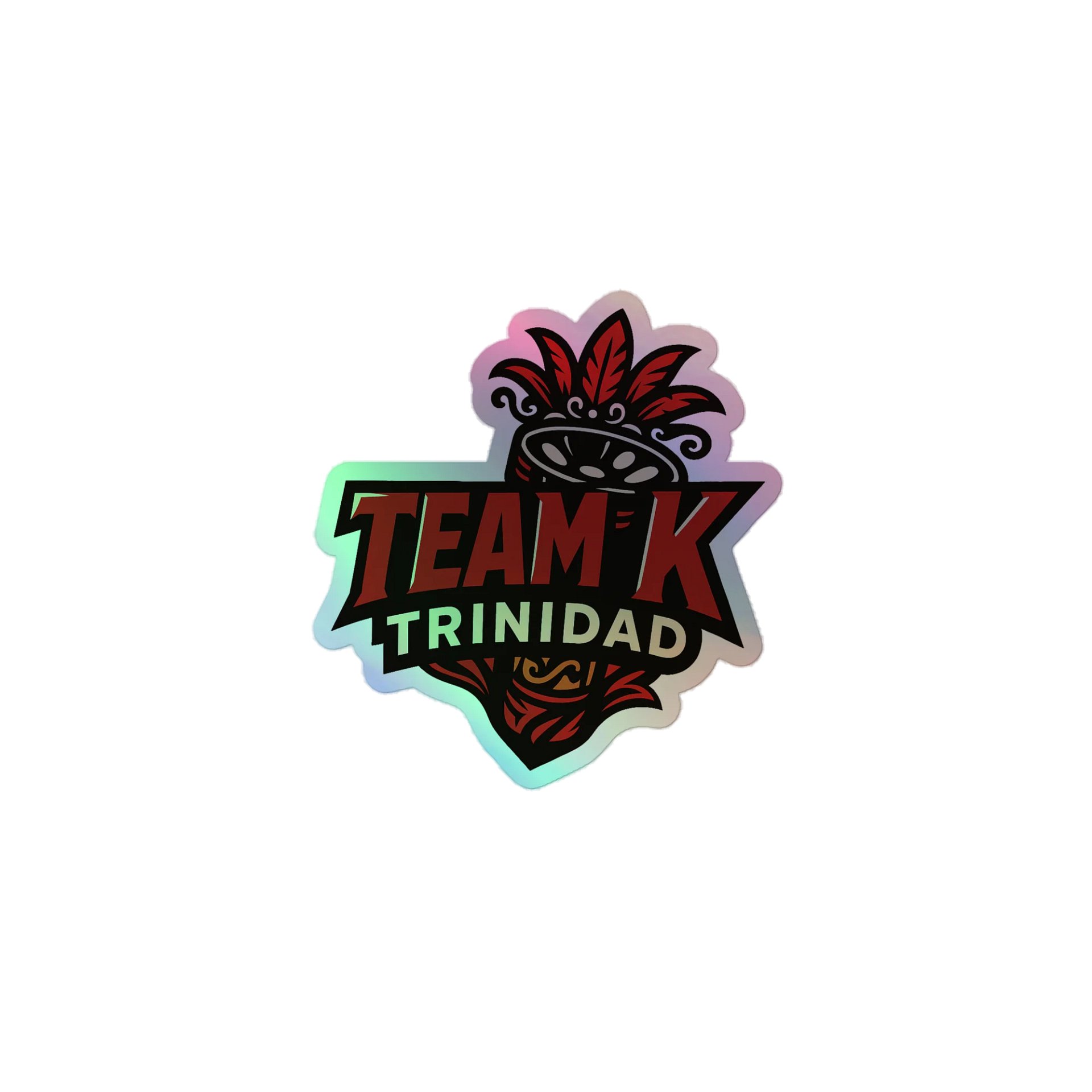 TEAM K TRINIDAD HOLOGRAPHIC" STICKERS product image (1)