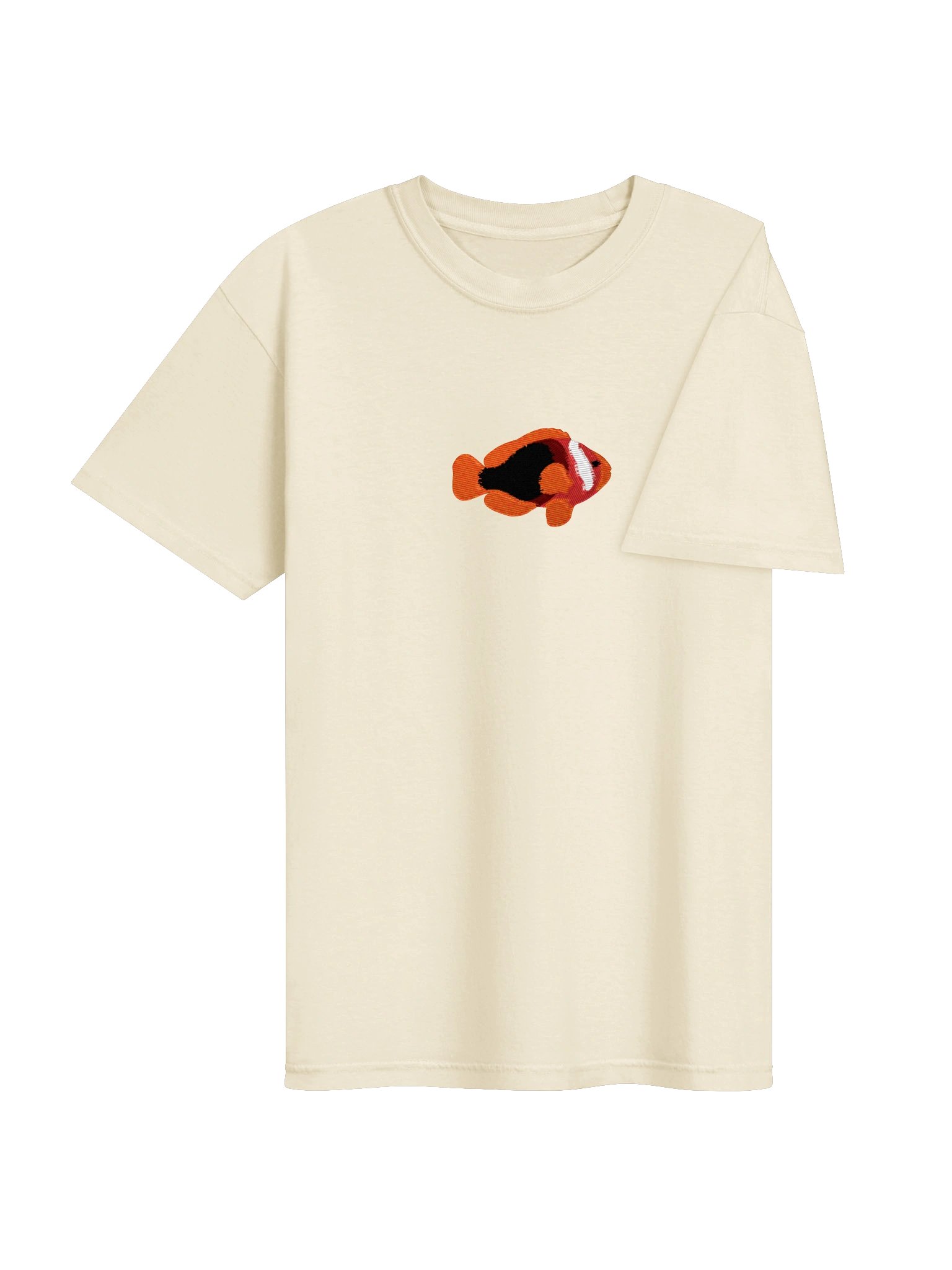Tomato Clownfish Embroidered Shirt | Reef Aquarium Fish Embroidery Tee | Saltwater Marine Fish Apparel product image (8)