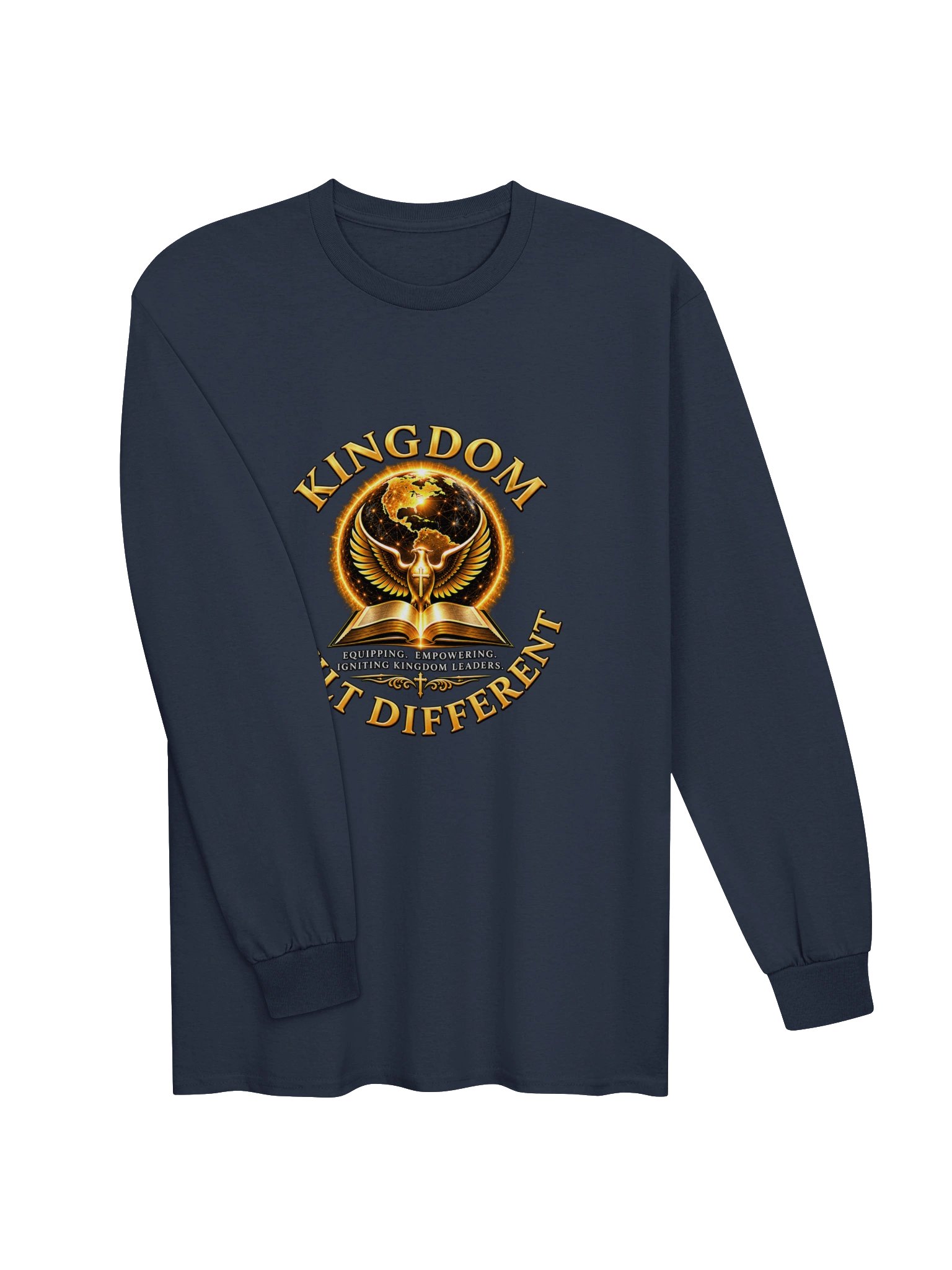 Kingdom Built Different Long-Sleeve T-Shirt product image (7)
