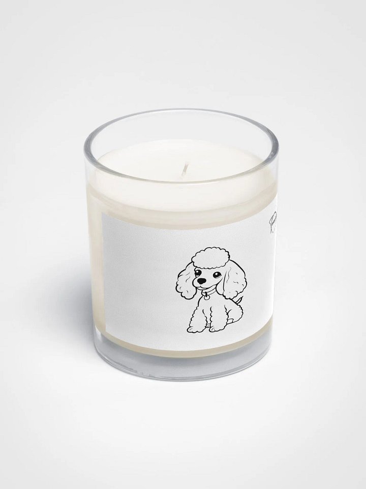 Soy Wax Candle In A Clear Glass Jar product image (2)