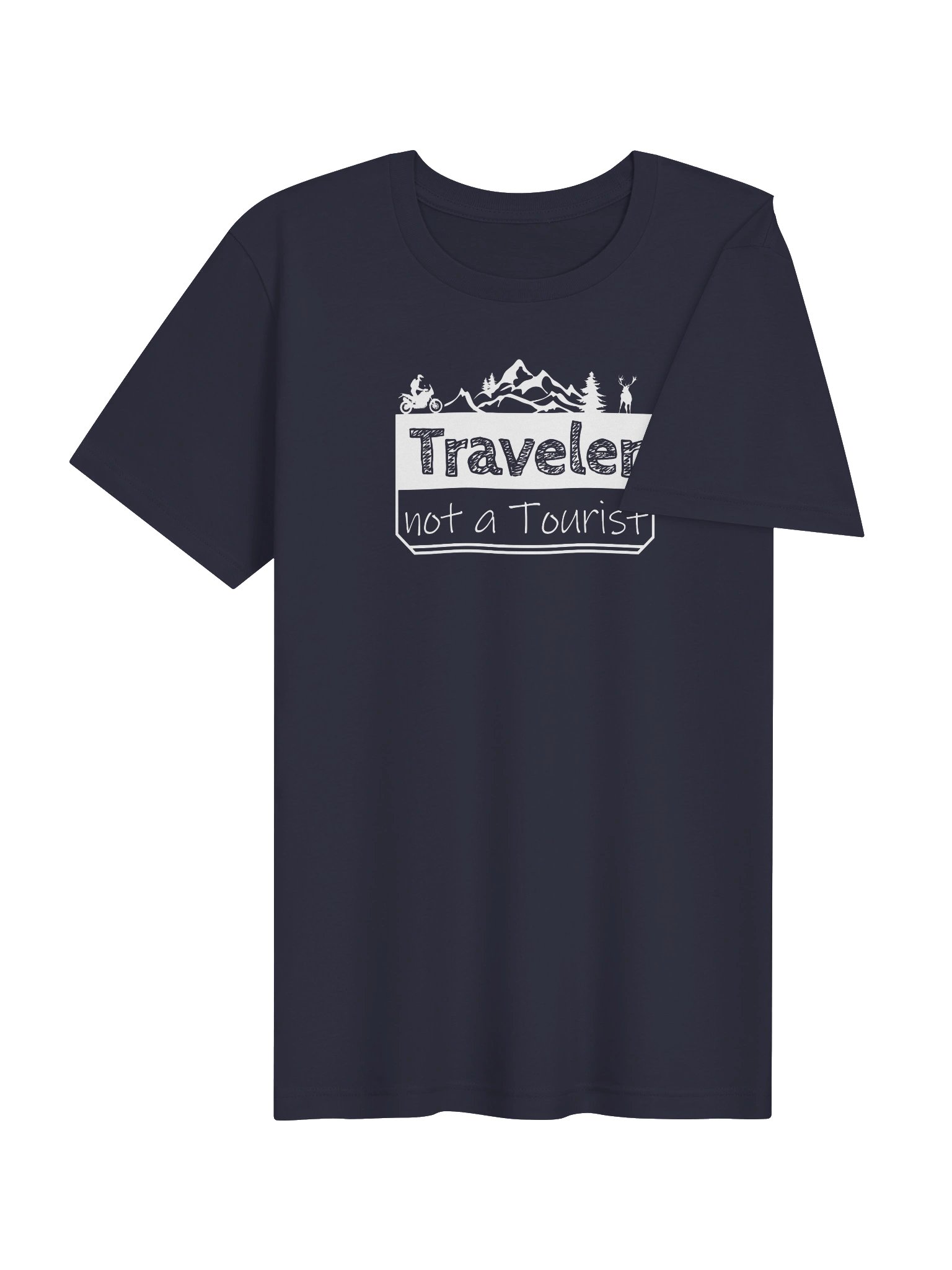 WOMEN’S T-Shirt | Traveler not a Tourist (white) product image (6)