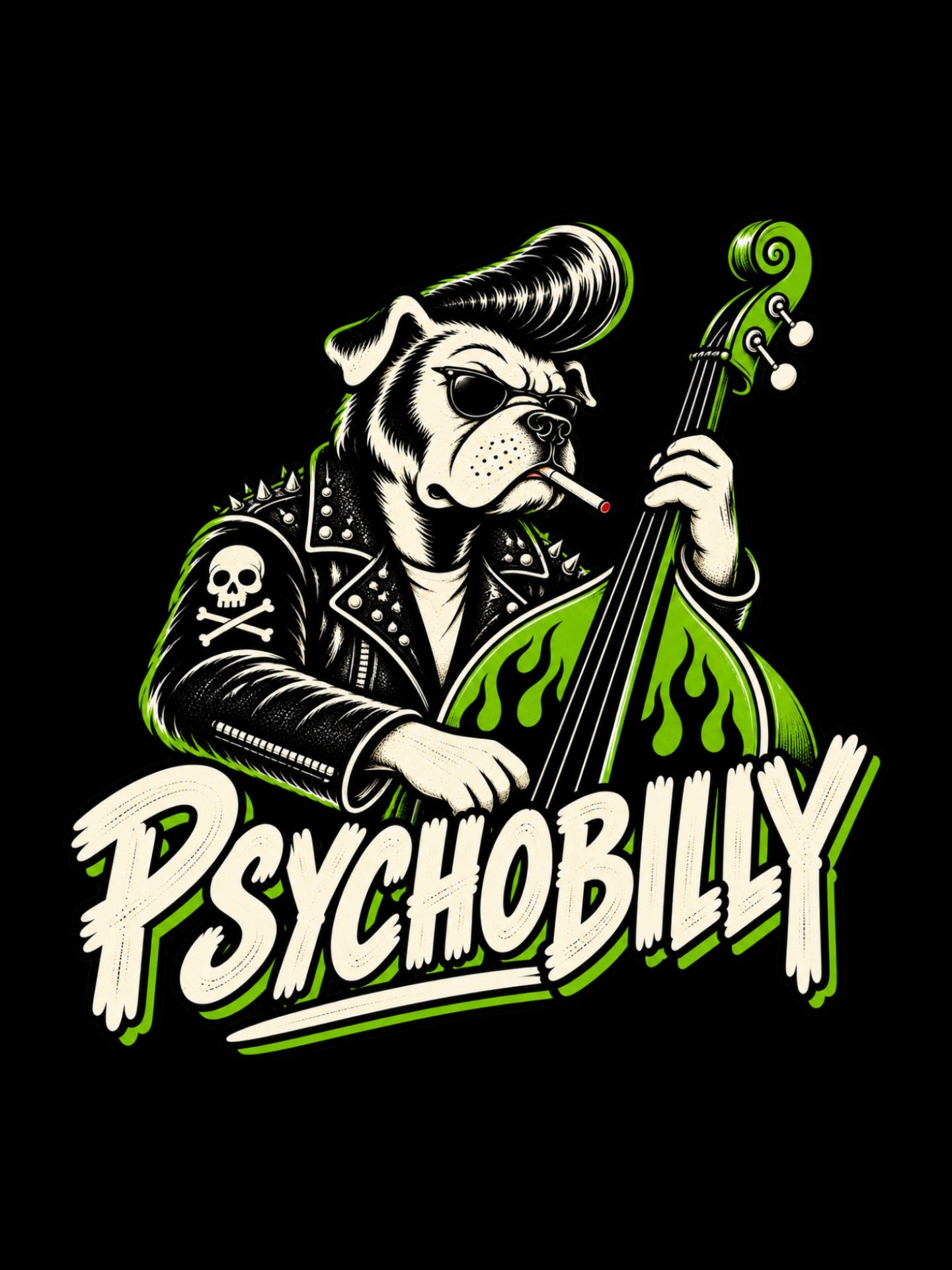 Psychobilly Dog Tee – Women product image (3)