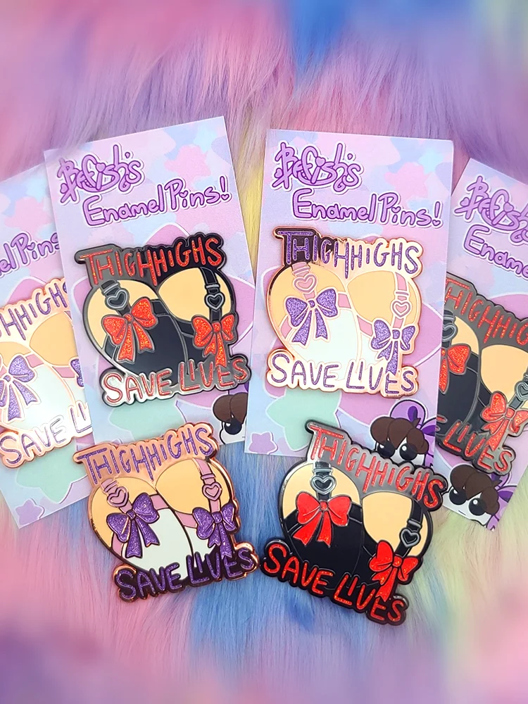 Thigh Highs | Enamel Pin Set | RETIRING product image (1)