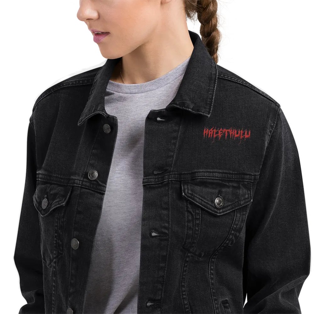 Halethulu Logo Denim Jacket product image (1)