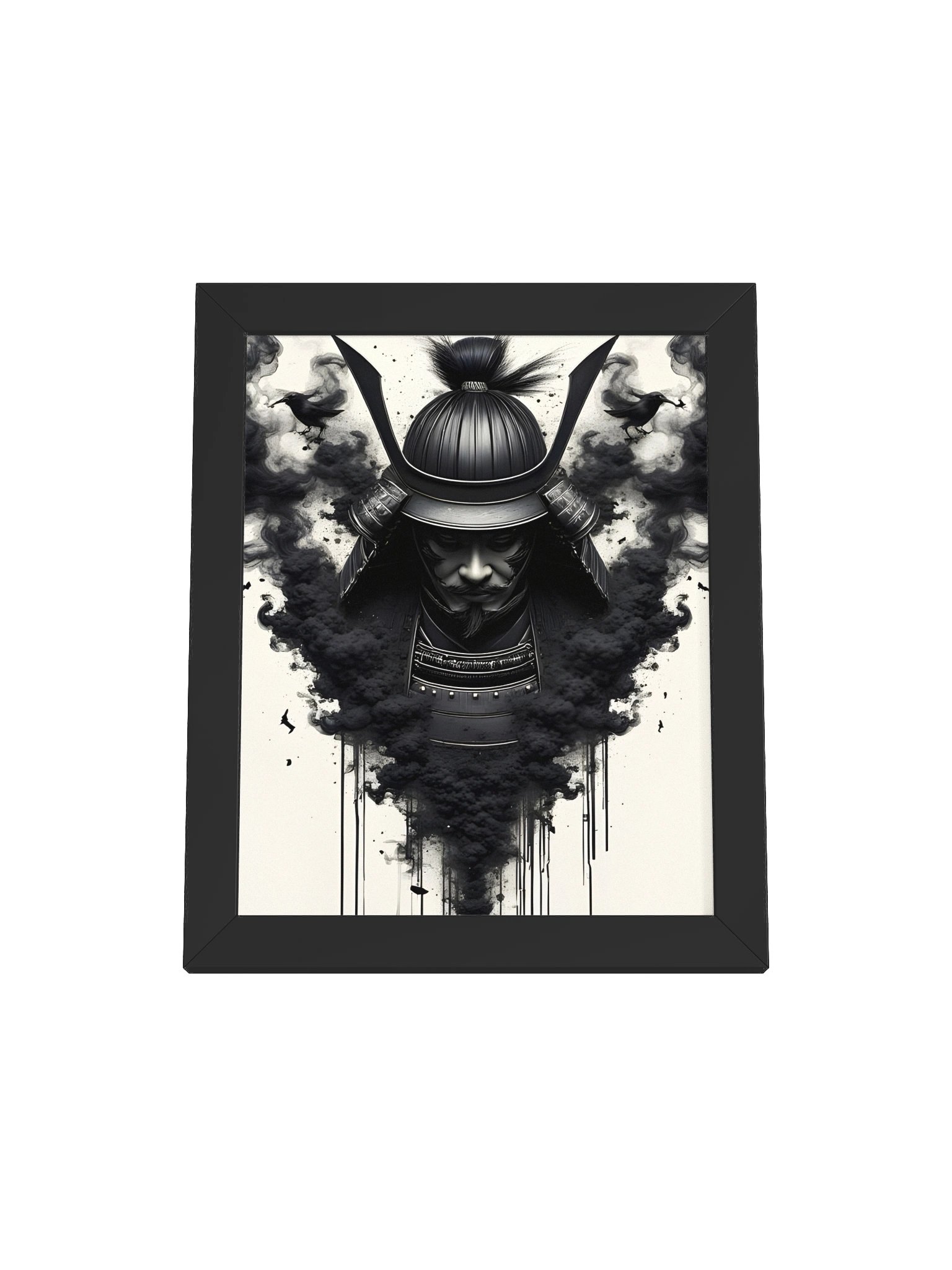 Samurai Smoke & Birds Framed Poster product image (3)