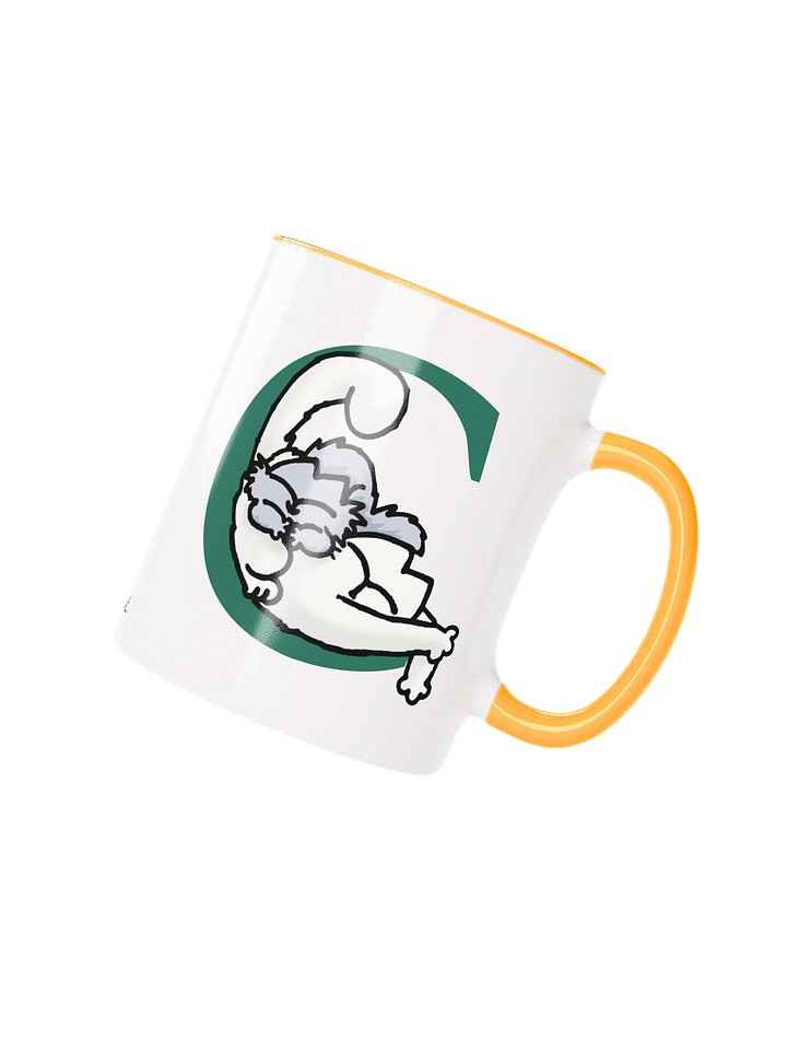 Cat Monogram Mug - C product image (1)