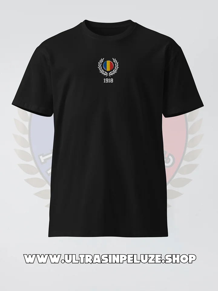 Tricou Brodat Ultras "1918" – Design Tricolor, 100% Bumbac product image (1)