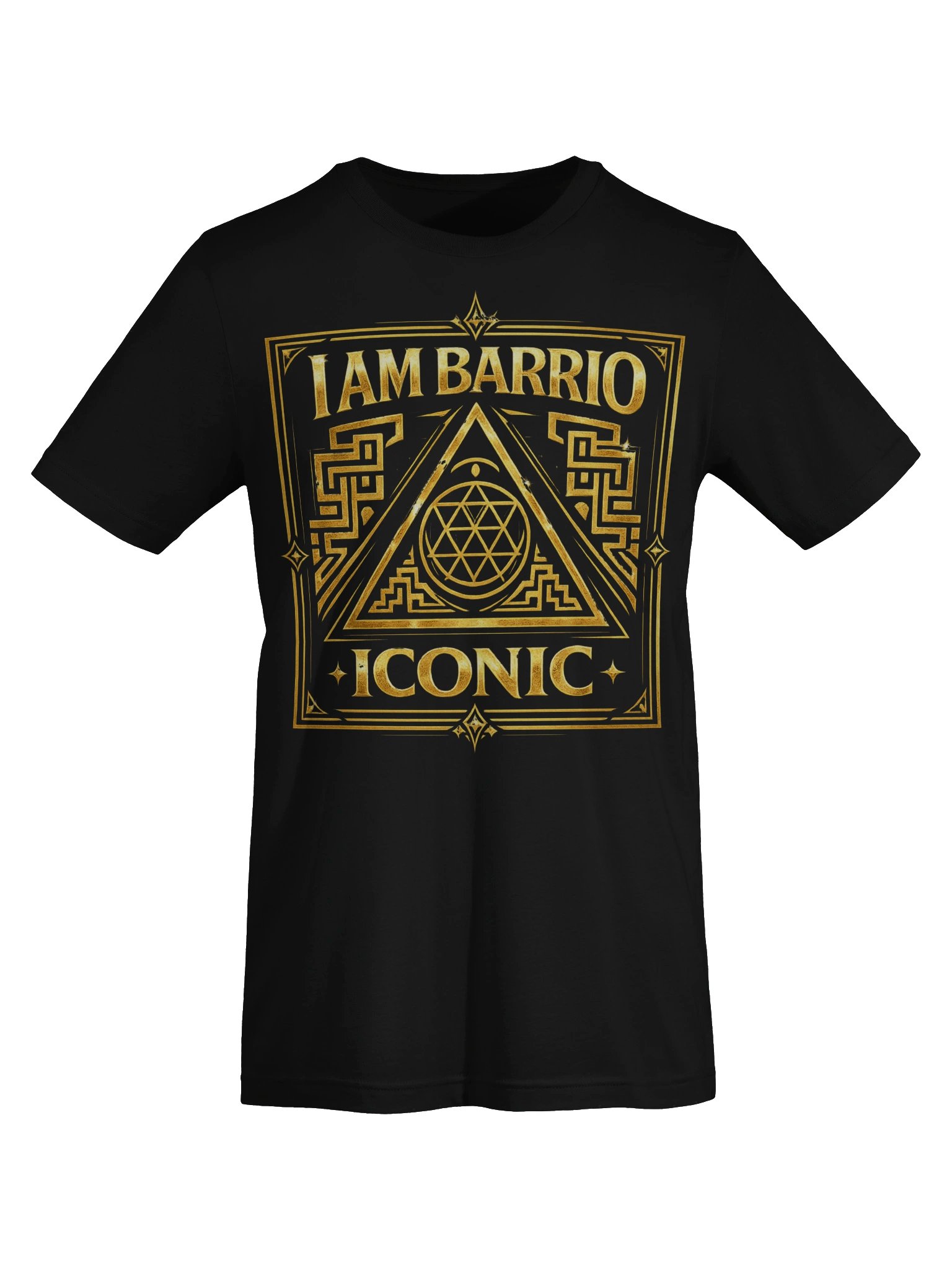 I AM BARRIO ICONIC Tee – Gold Sacred Seal product image (5)