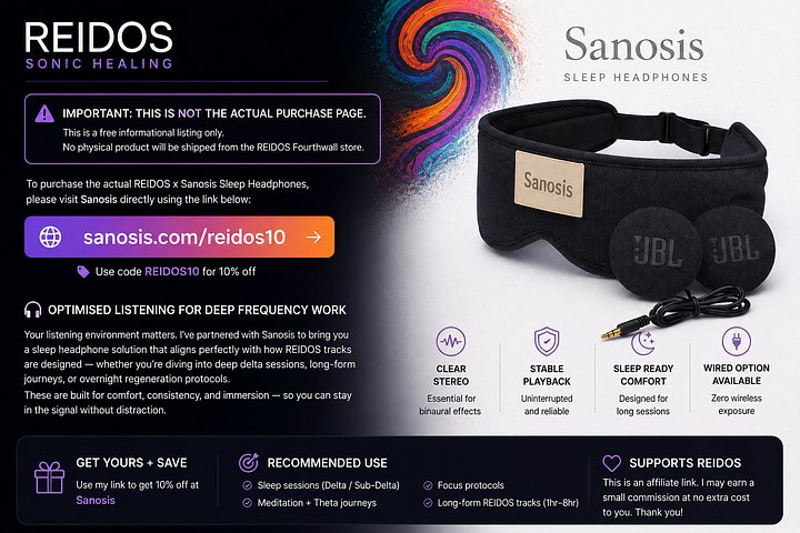 REIDOS x Sanosis Sleep Headphones product image (2)