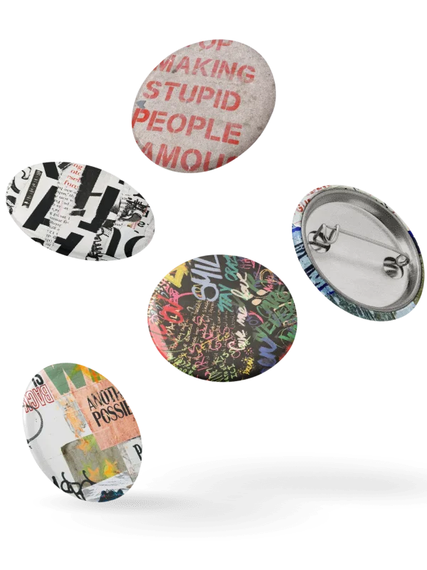 Tomorrow Is Back Pin Button Set product image (6)