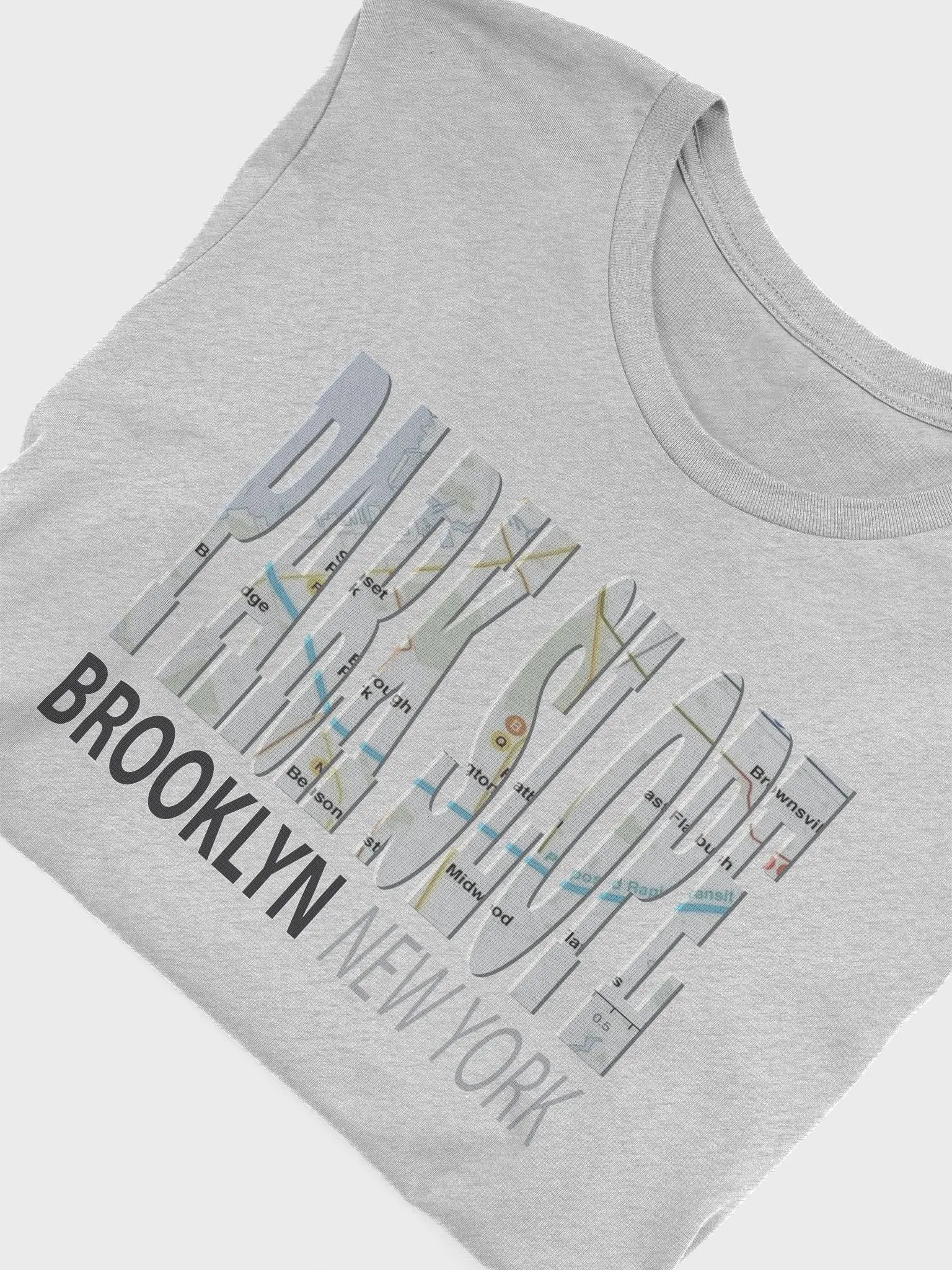 Fun Cool Park Slope Brooklyn New York with Subway Map T-Shirt product image (5)