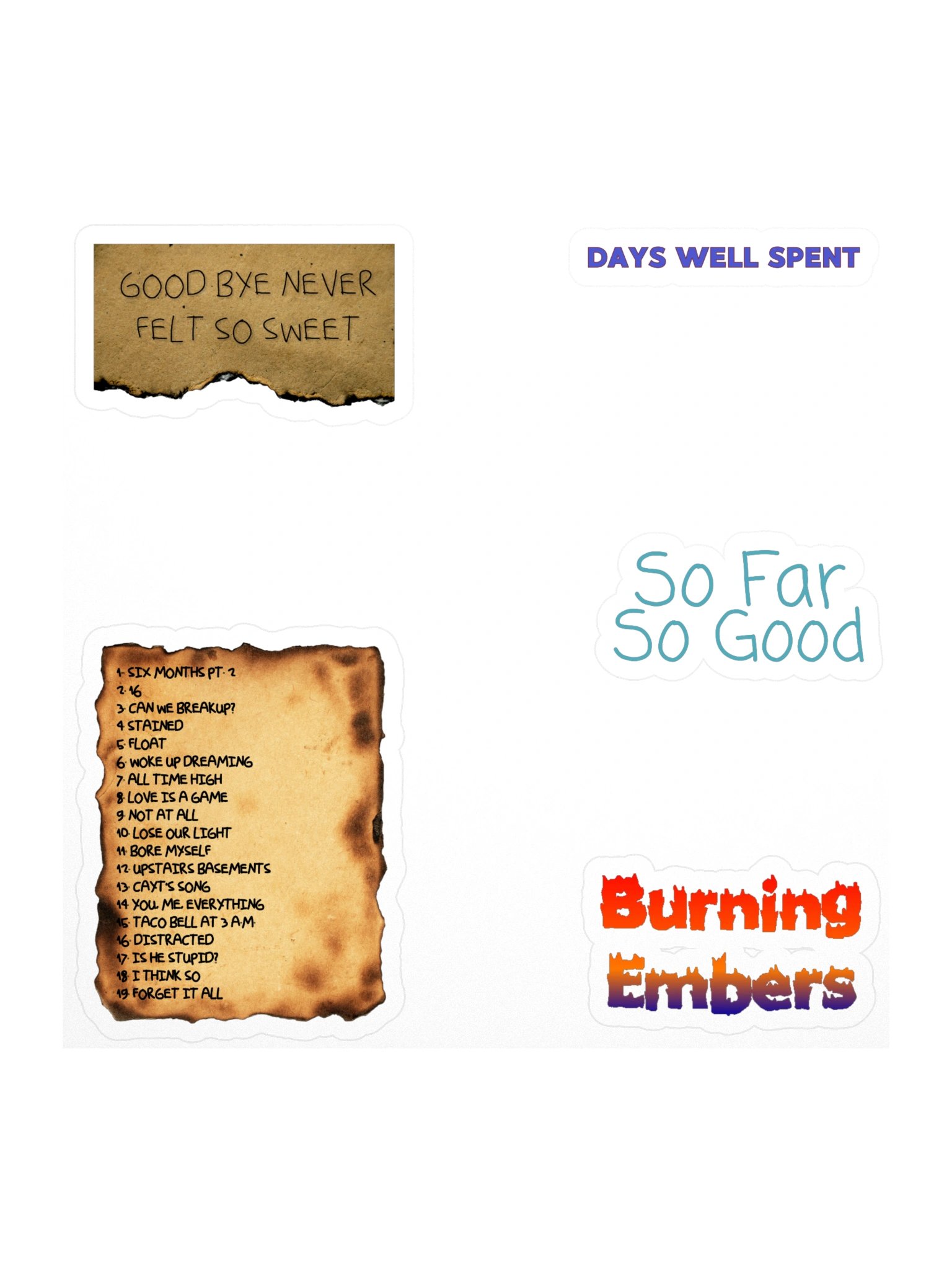Sticker Sheet #2 product image (1)
