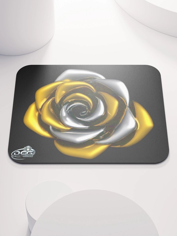 2d Metallic Rose Mouse Pad product image (1)
