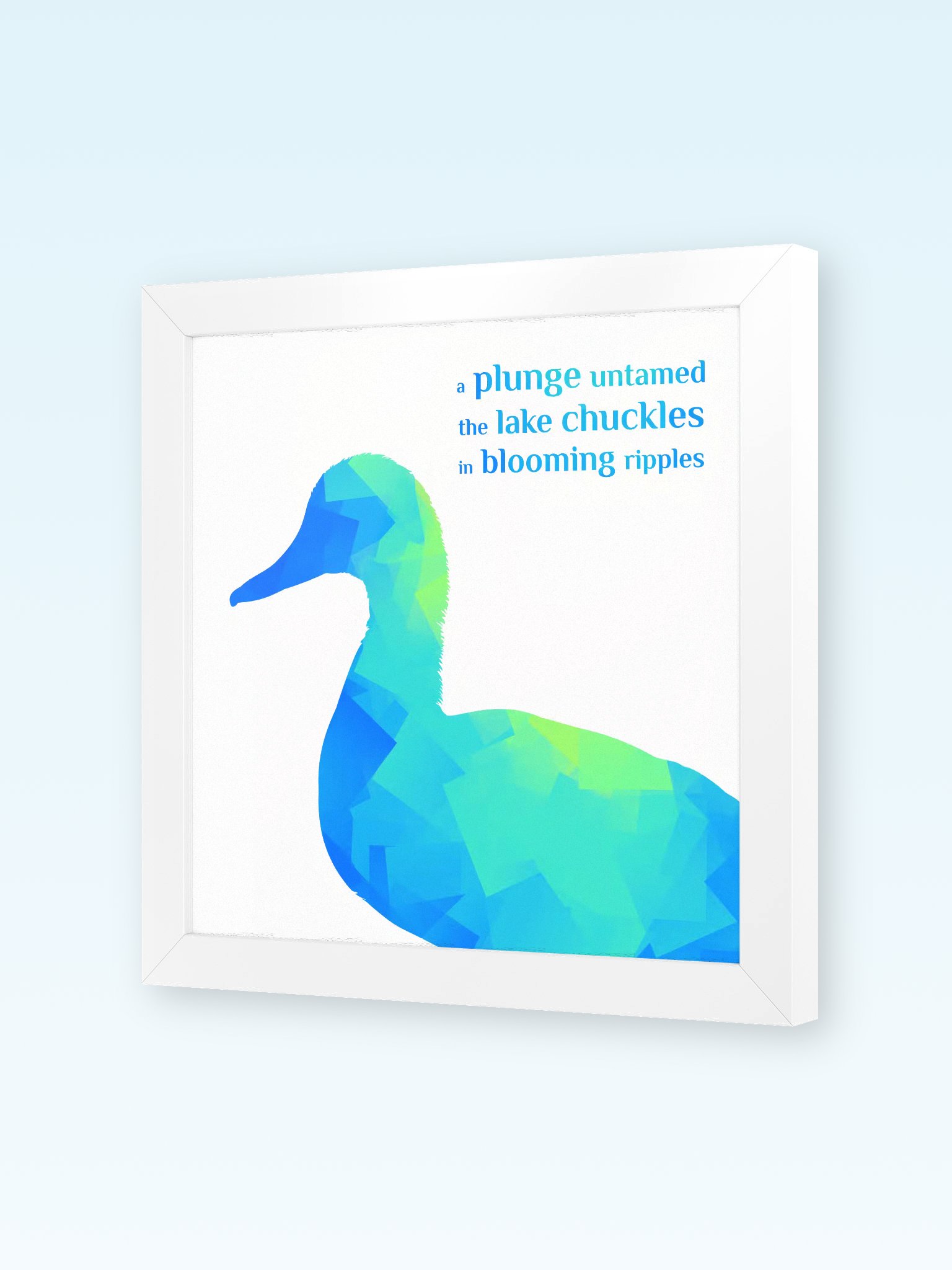 Framed Museum-Quality Poster - Duck product image (2)