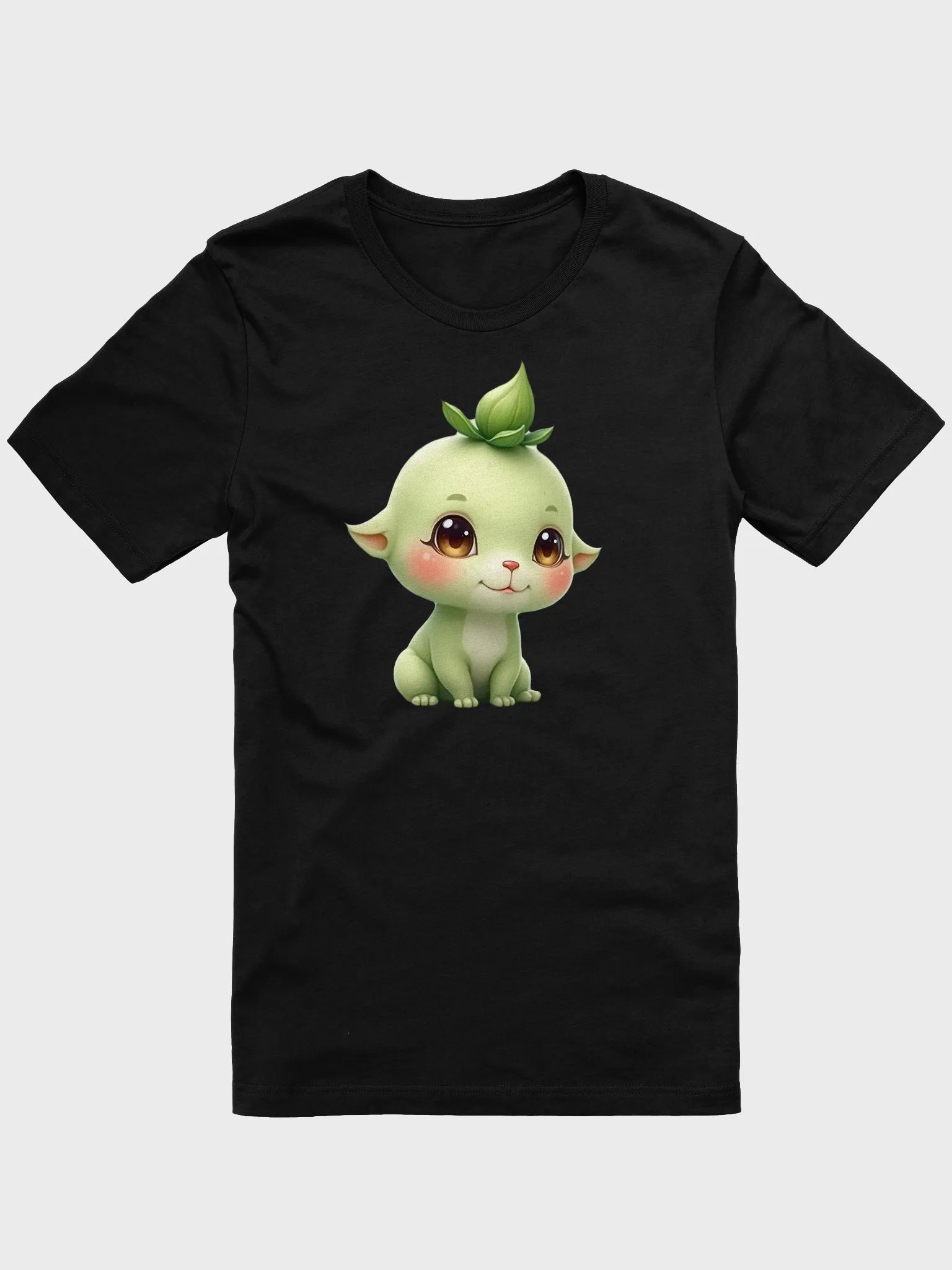 Leafy Green Creature Cartoon T-Shirt product image (1)