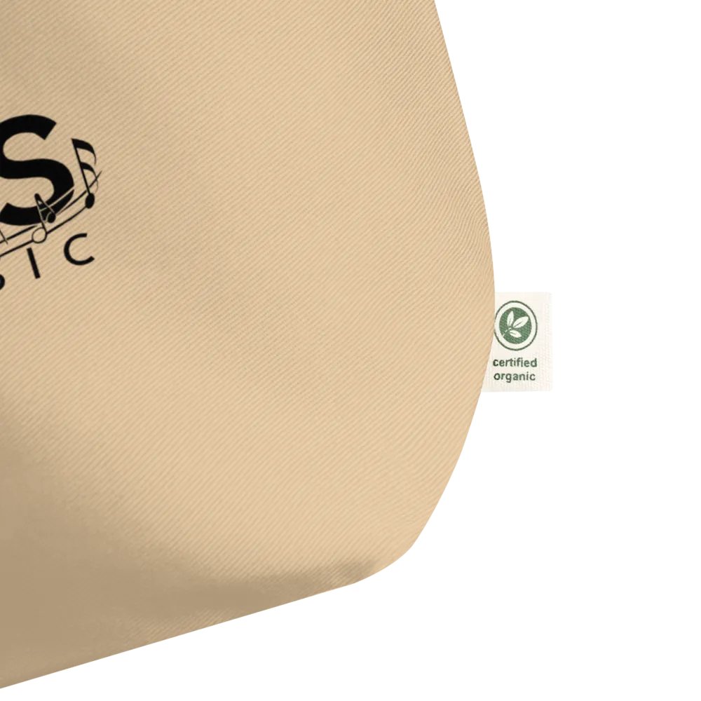 TDS Music Eco-Friendly Organic Cotton Tote - Musical Design product image (3)