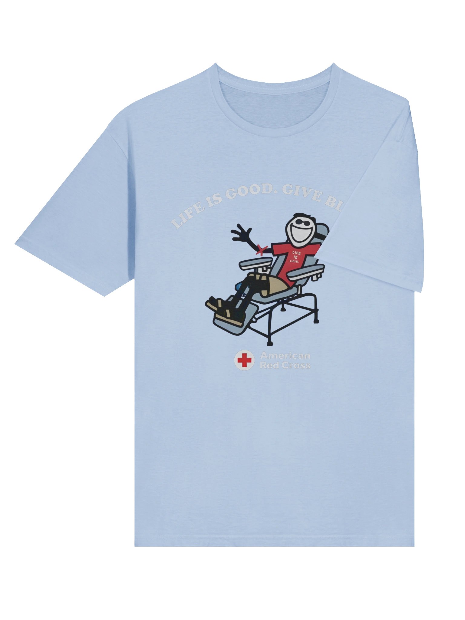 American Red Cross and Life Is Good Shirt product image (11)