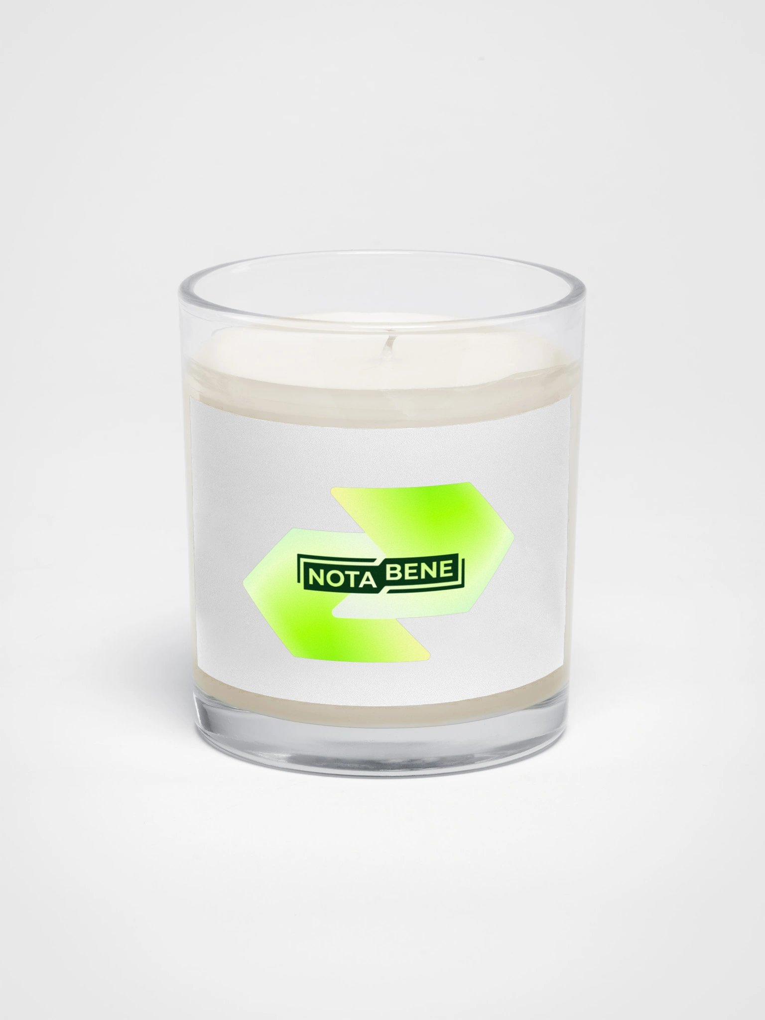 Notabene Green Chevron Logo Candle product image (1)