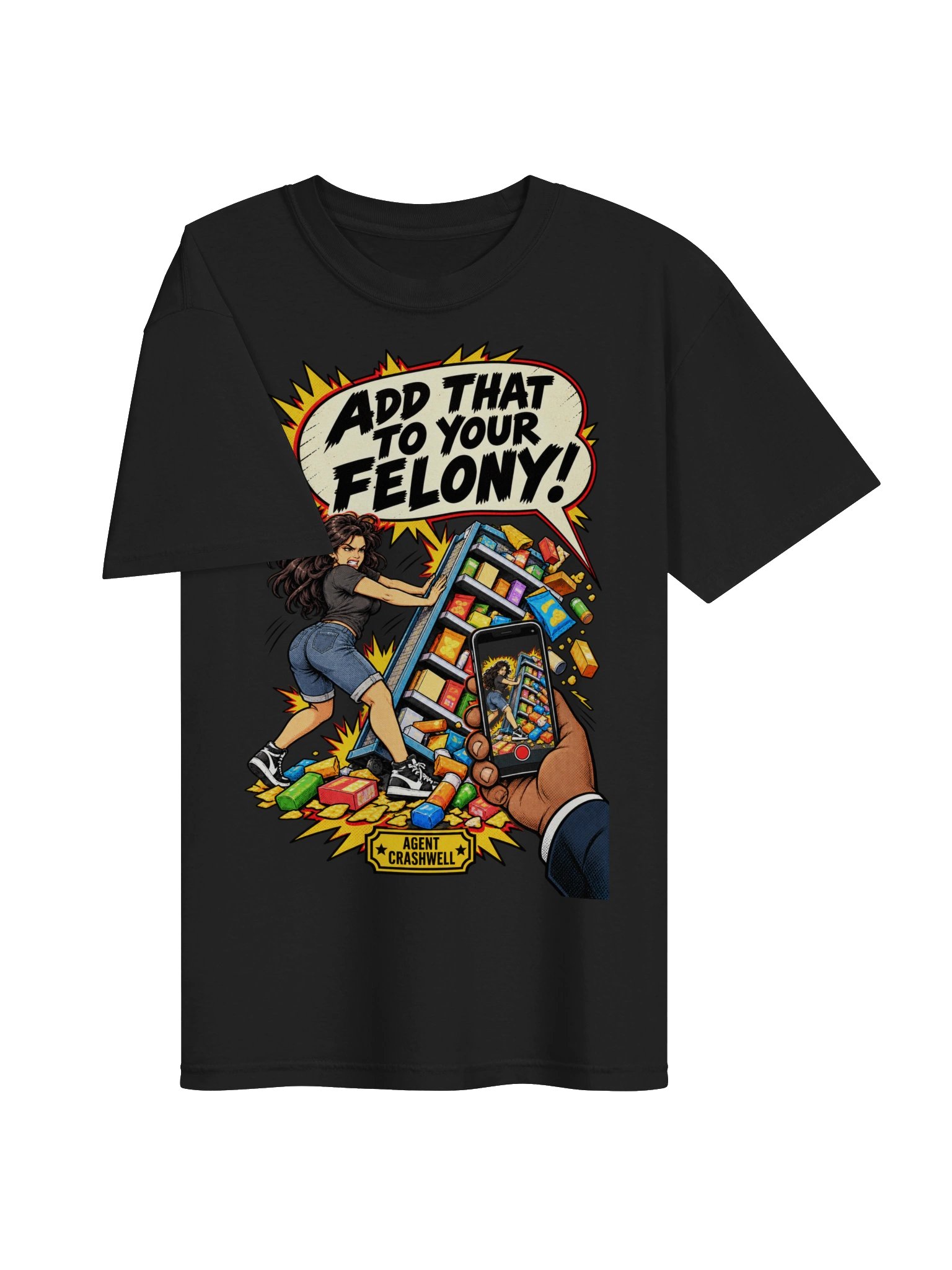 Add That to Your Felony! — Agent Crashwell Tee product image (9)