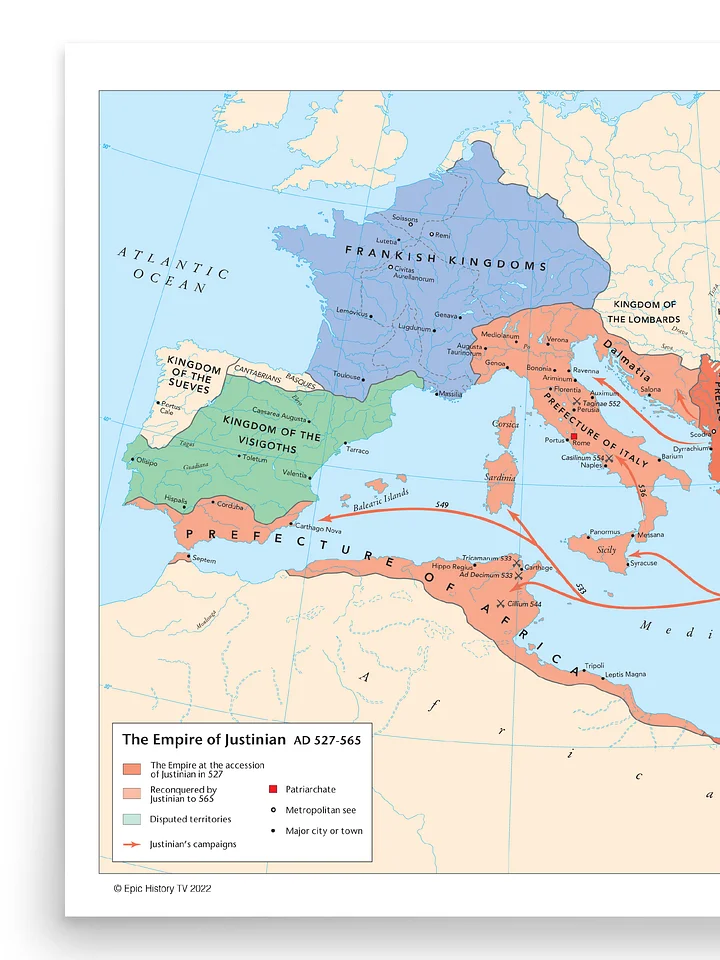 Empire of Justinian - Poster product image (2)