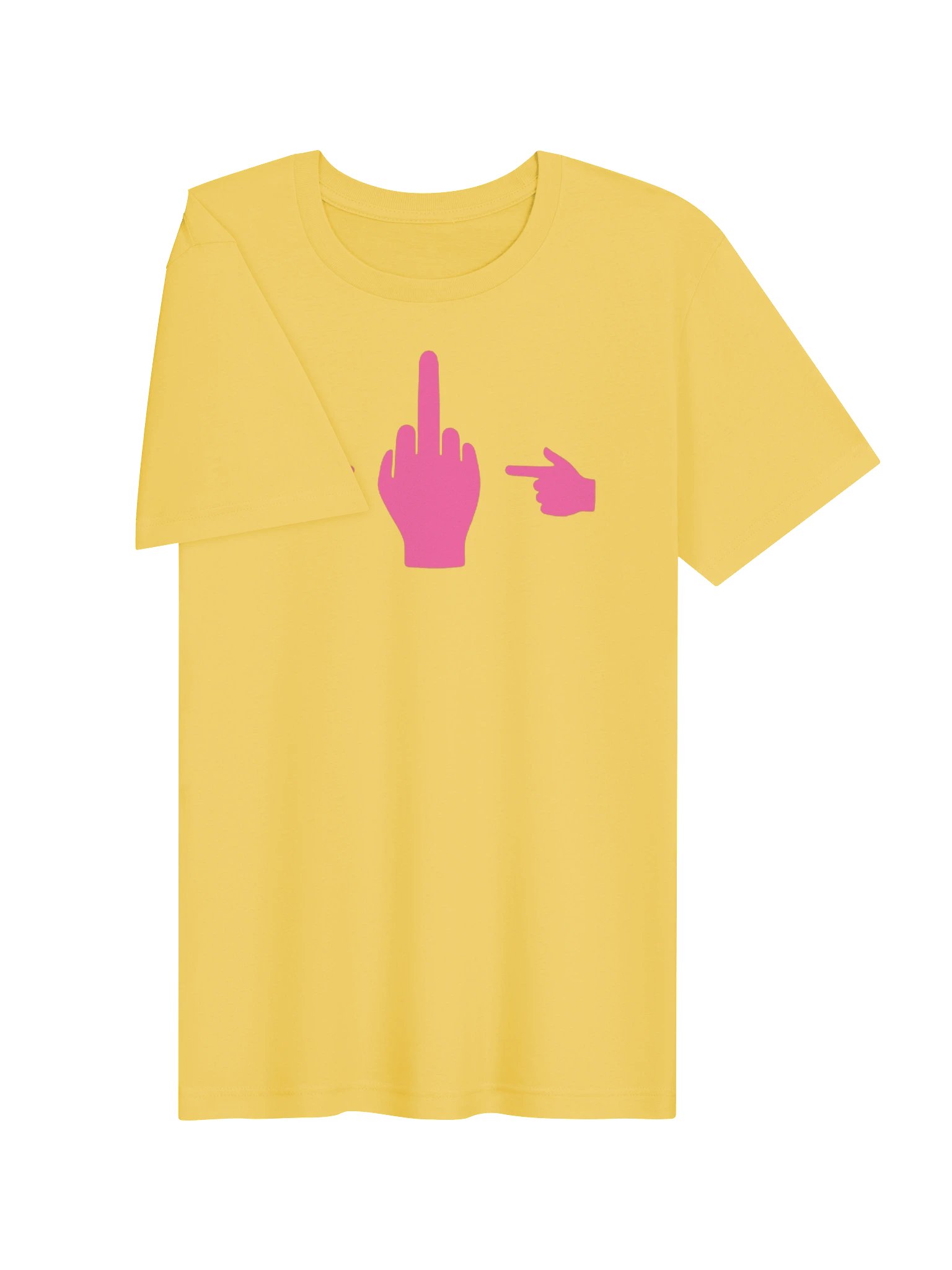 No Middle Finger Point ShopCo Pink Unisex Tee product image (9)