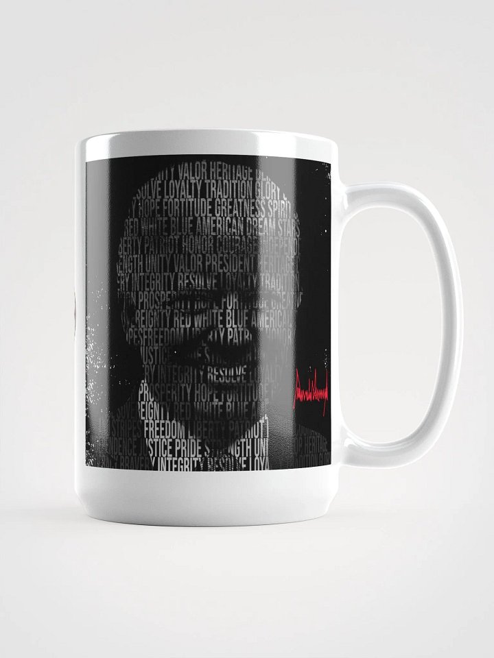 Trump Patriotic Word Silhouette 15oz Coffee Mug product image (1)