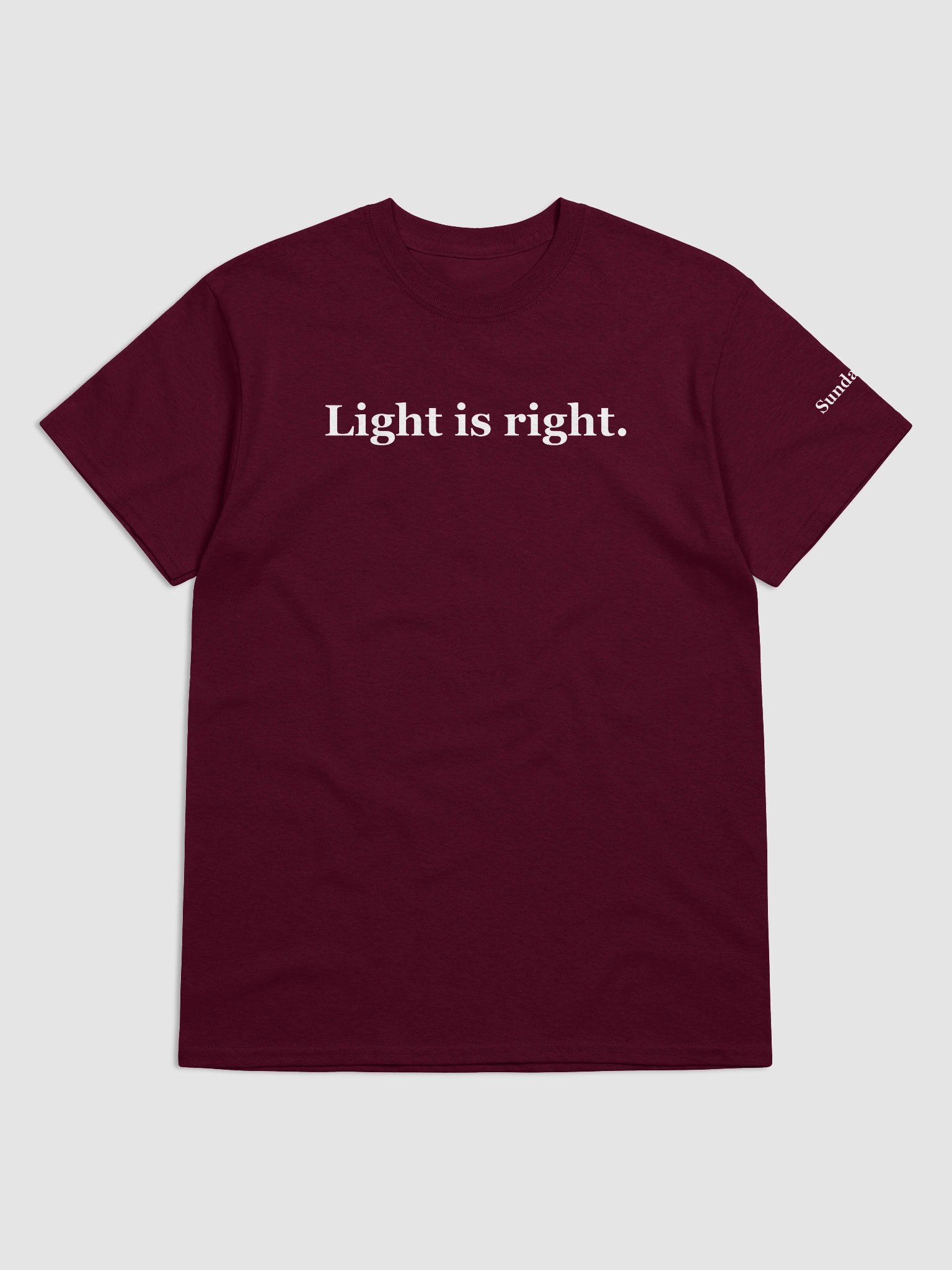 Light is right (dark, gildan tee) product image (38)