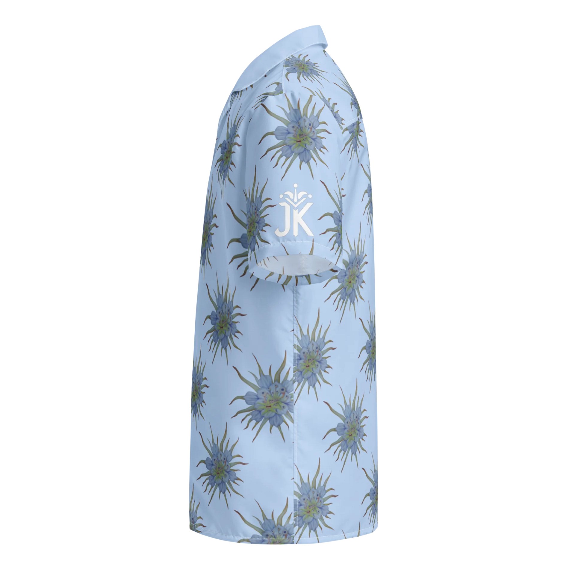 Floral Fiend Blue Hawaiian Shirt product image (3)